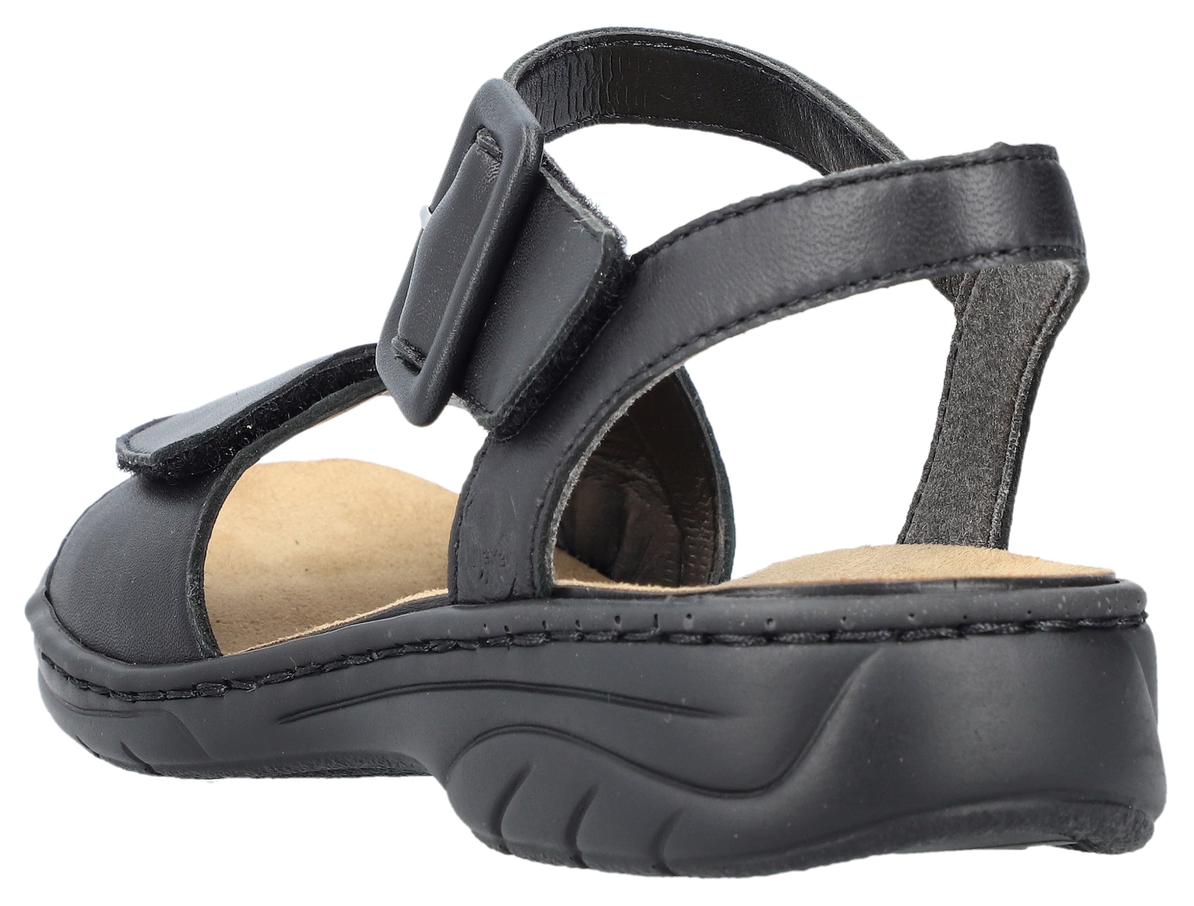 Rieker Sandale, Sommerschuh, Sandalette, Klettschuh, mit Klettverschluss