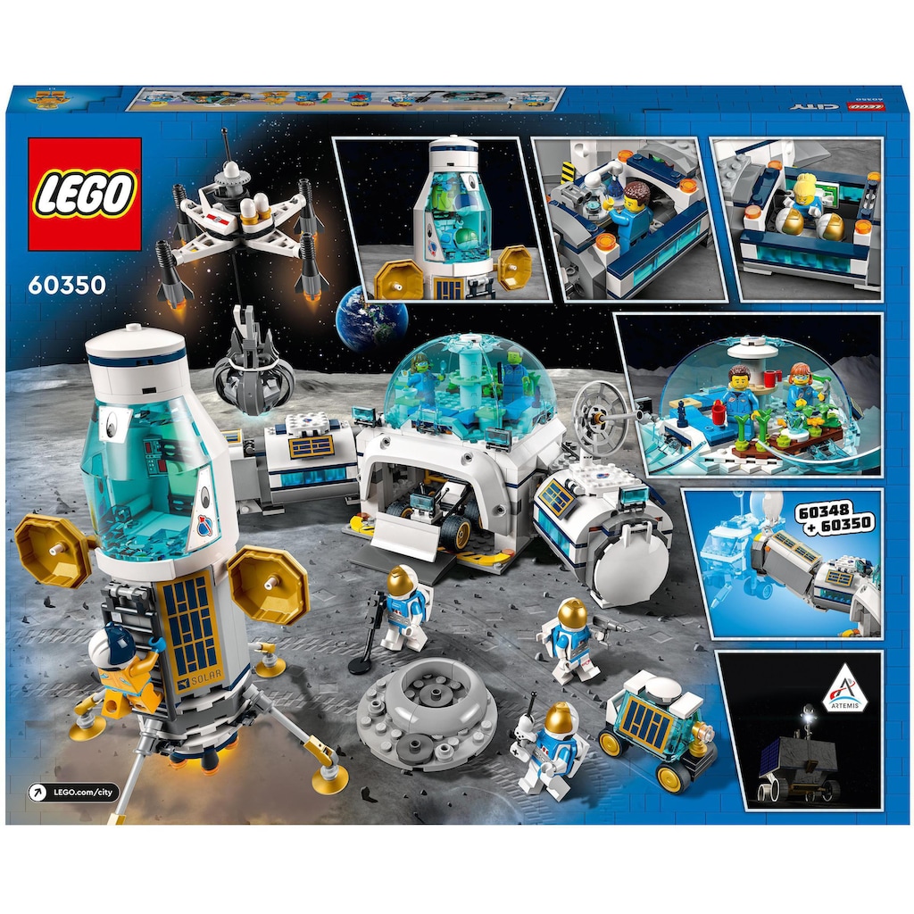 LEGO® Konstruktionsspielsteine »Mond-Forschungsbasis (60350), LEGO® City«, (786 St.)