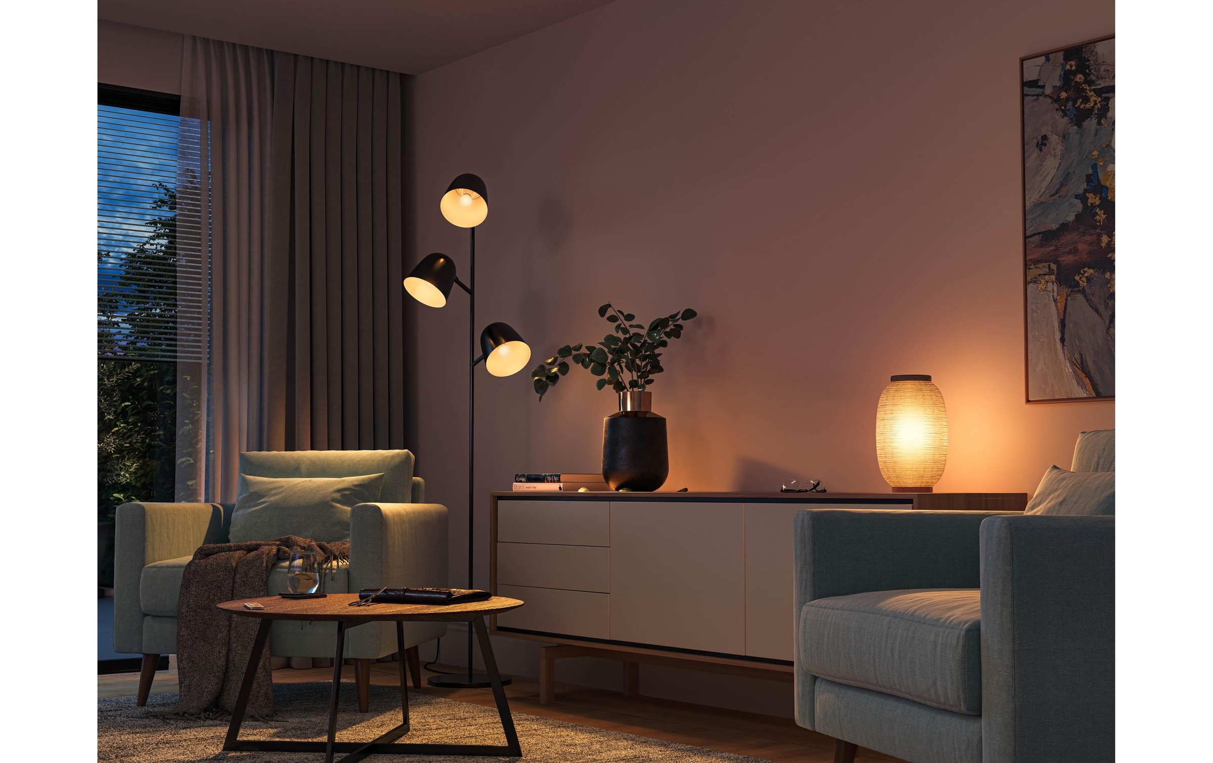 Philips Hue LED-Leuchtmittel »White Ambilight«, E14
