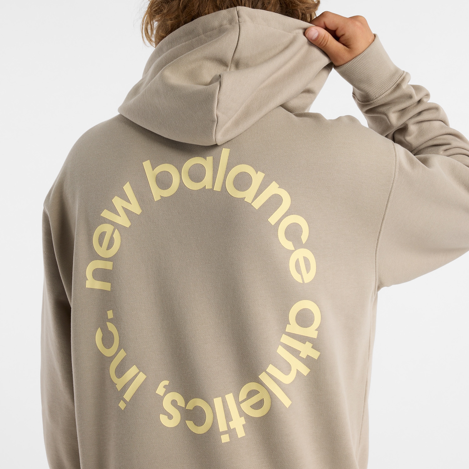 New Balance Kapuzensweatshirt »Circularogo Hoodie TIMBERWOLF«
