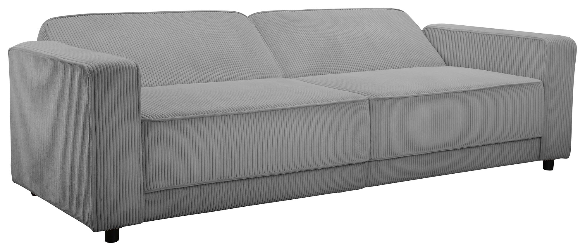 Dorel Home 3-Sitzer »ALLIE Schlafsofa 225 cm«, Bett-Funktion (108/190cm), trendiger Cord o. pflegeleichter Velours