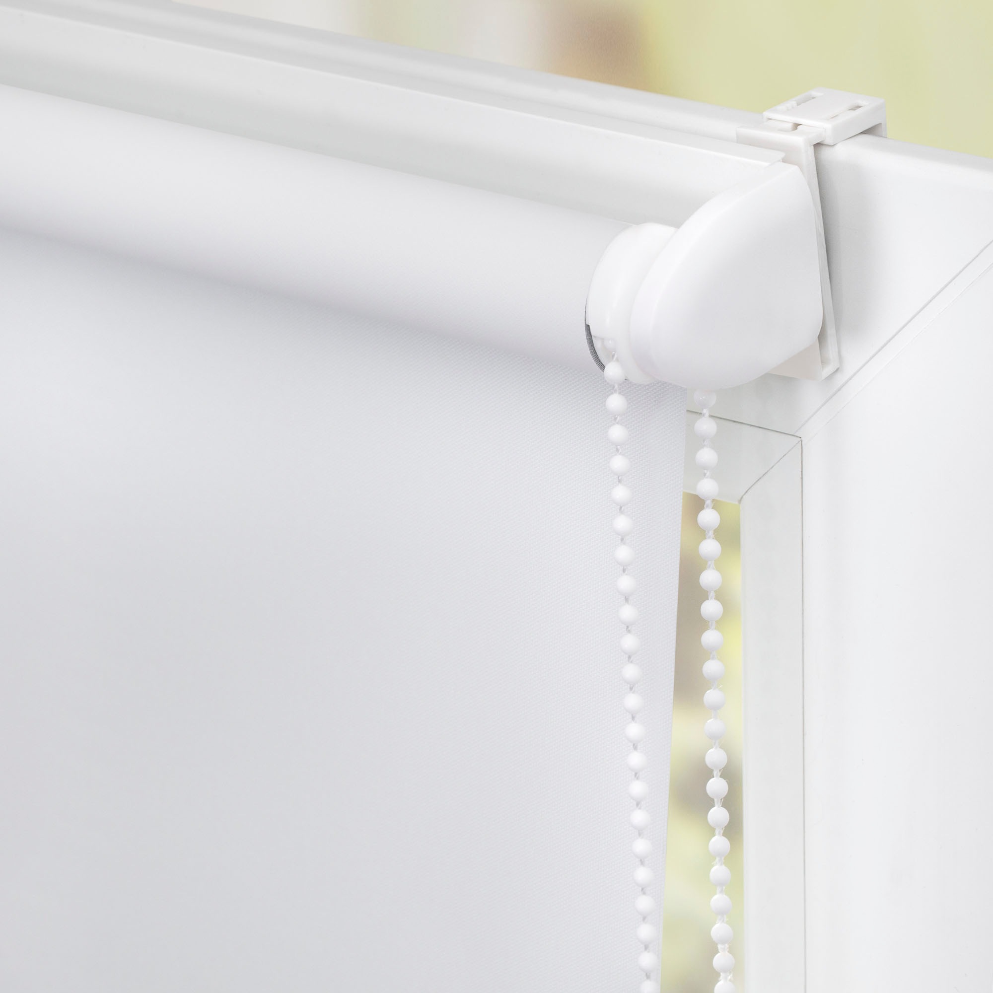 LICHTBLICK ORIGINAL Seitenzugrollo »Klemmfix Motiv Wimpelkette«, Lichtschutz, ohne Bohren, freihängend, bedruckt