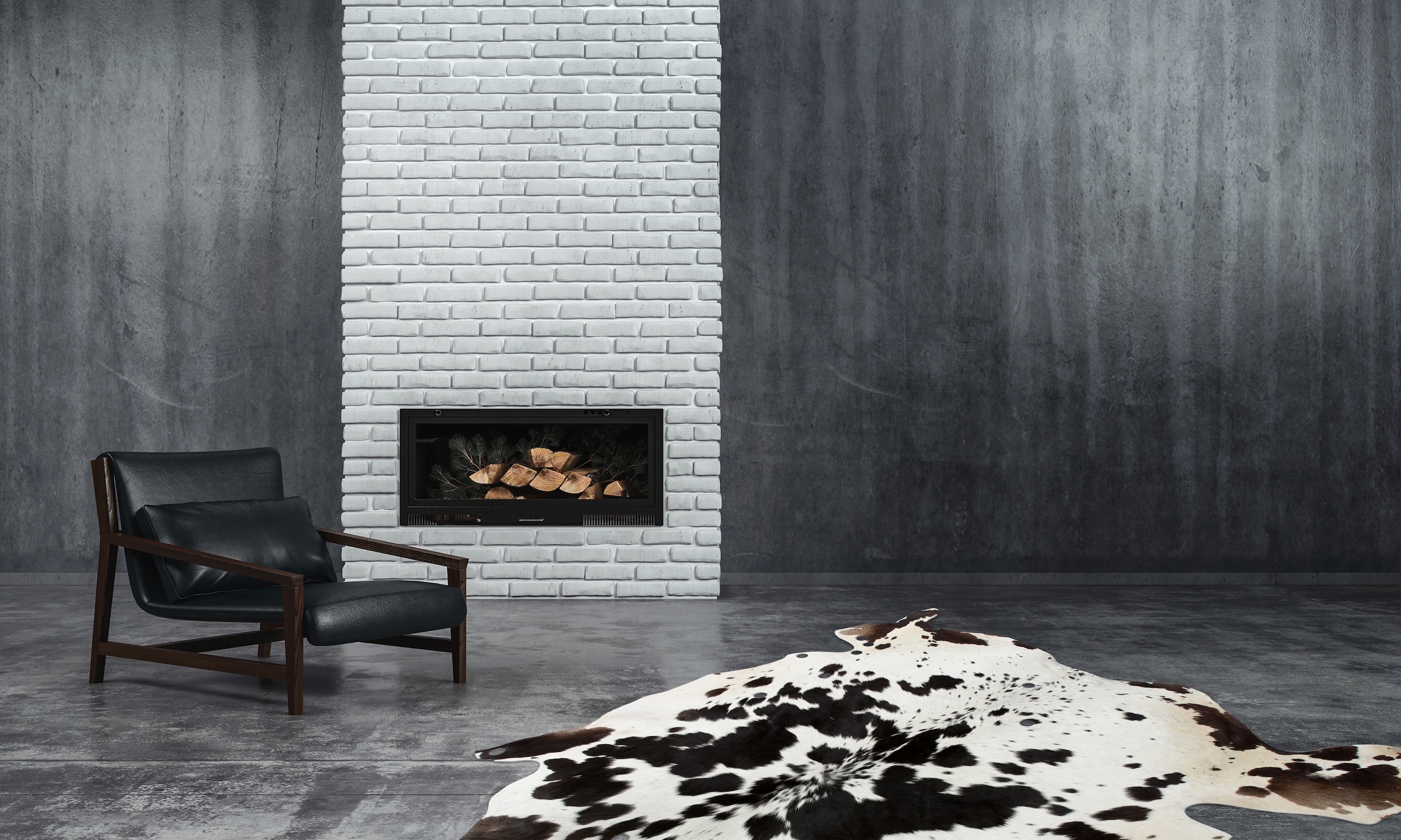 Kayoom Lederteppich »Glam 210 - Rinderfellteppich«, tierfellförmig, 3 mm Höhe, 100% Rindsleder, ca. Masse, naturbelassene Farbakzente