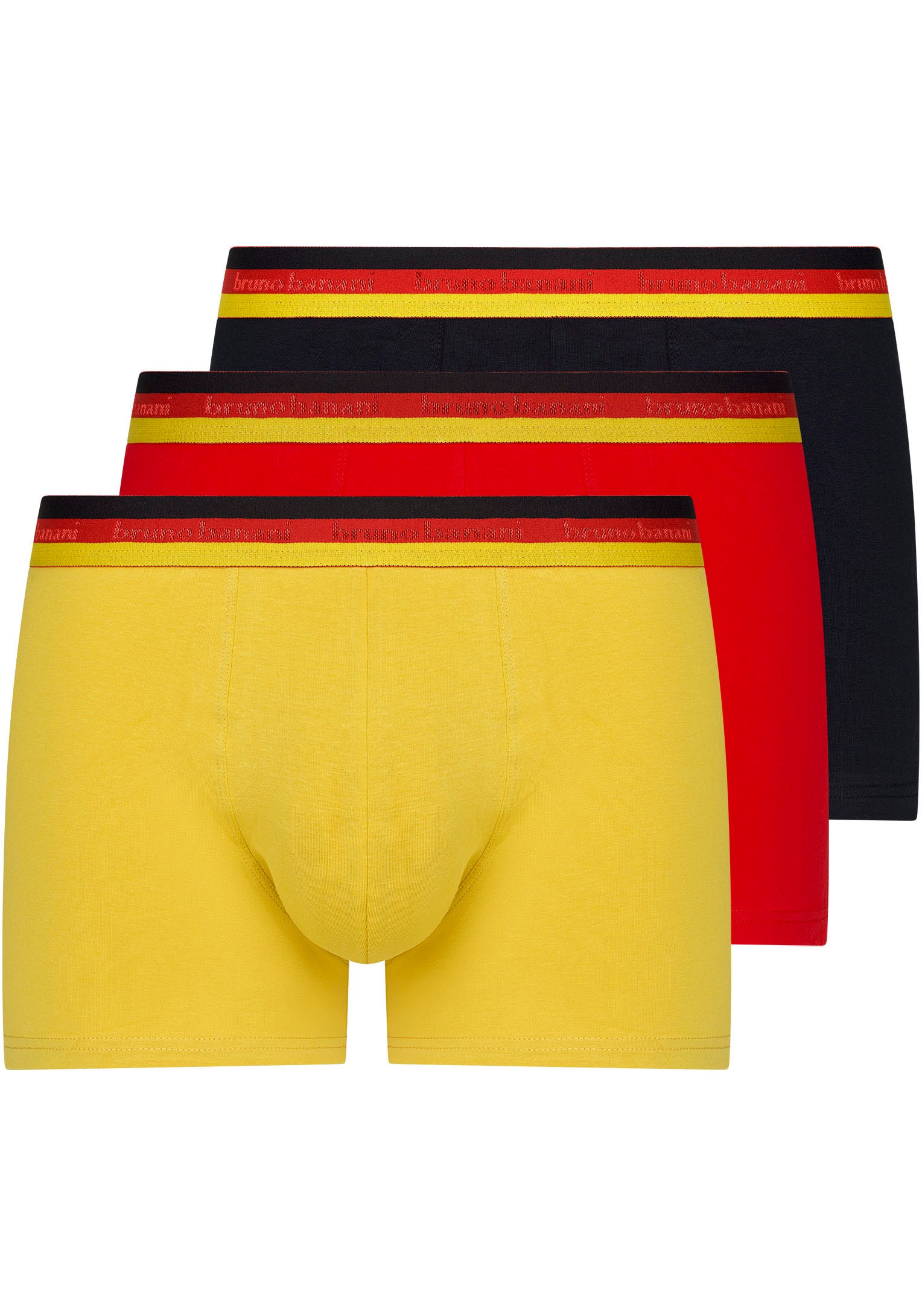 Retro Pants »Goldfarbenen Goal«, (3er Pack), mit mehrfarbigem Bund