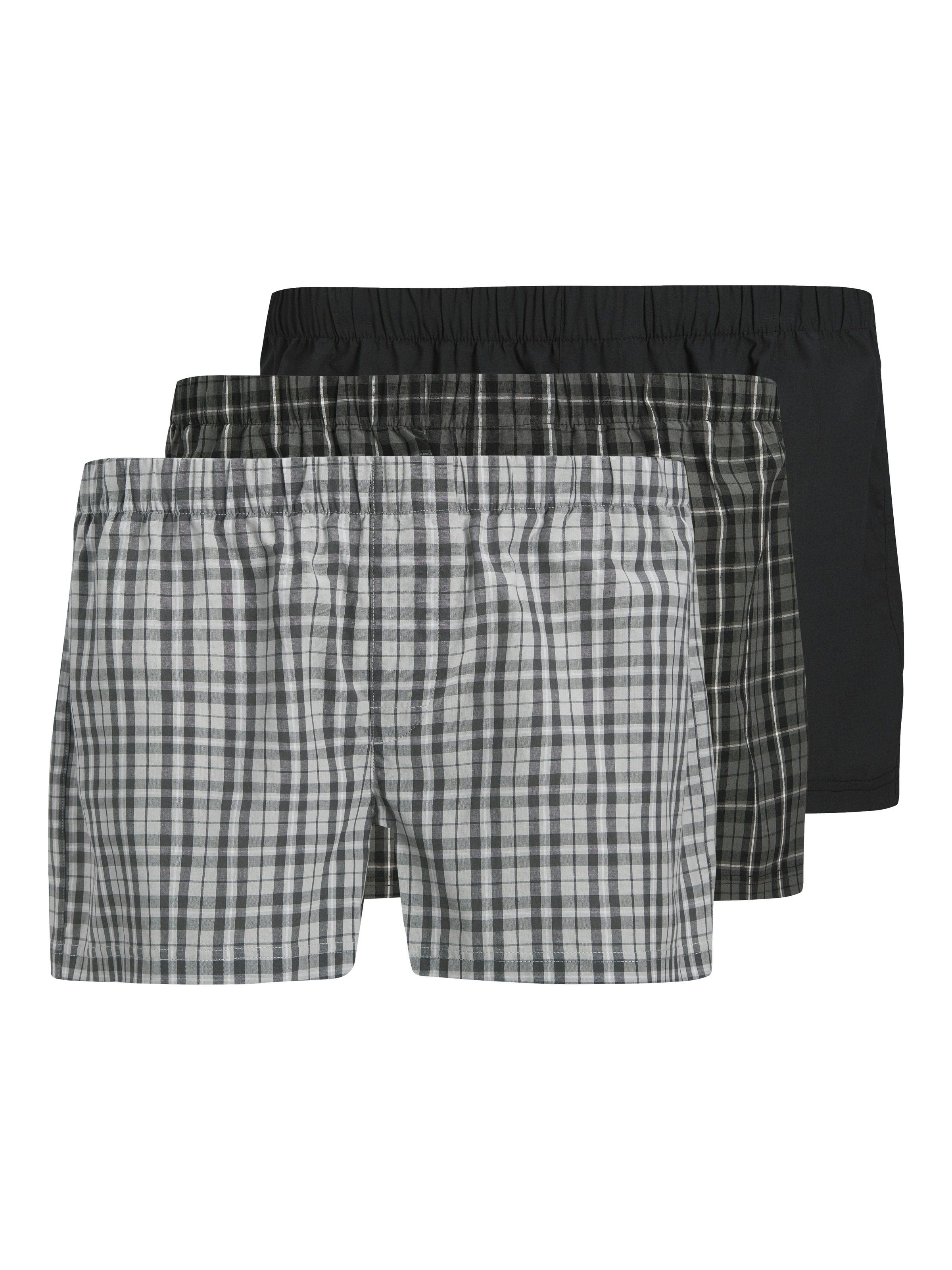 Jack & Jones Boxershorts »JACMILANO WOVEN BOXERS 3 PACK NOOS« Packung, 3 Stk.