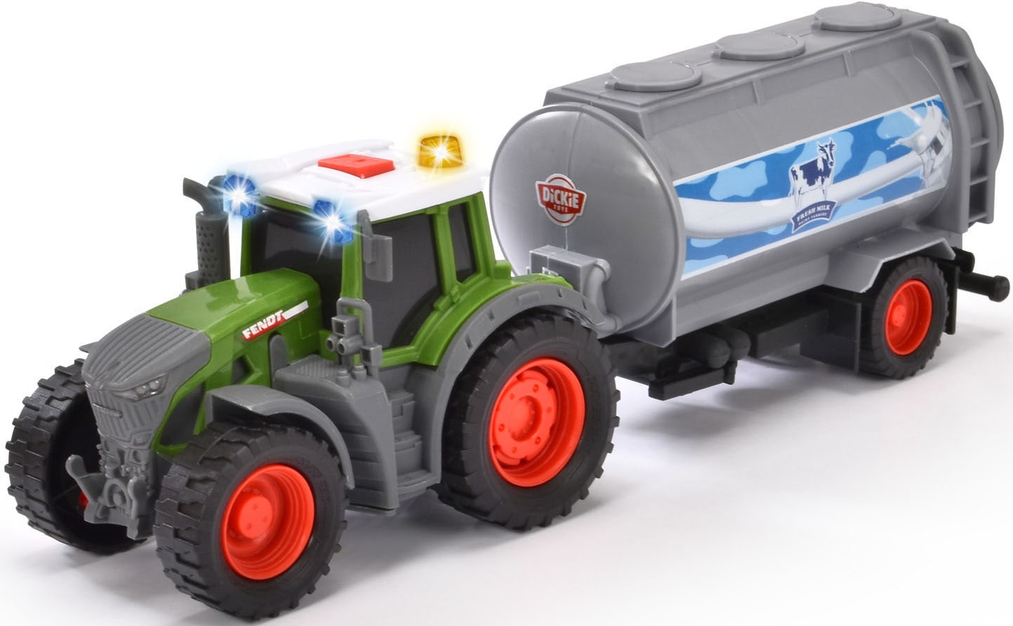 ❤ Dickie Toys Spielzeug-Traktor »Fendt mit Milch-Anhänger«, mit Licht und  Sound entdecken im Jelmoli-Online Shop