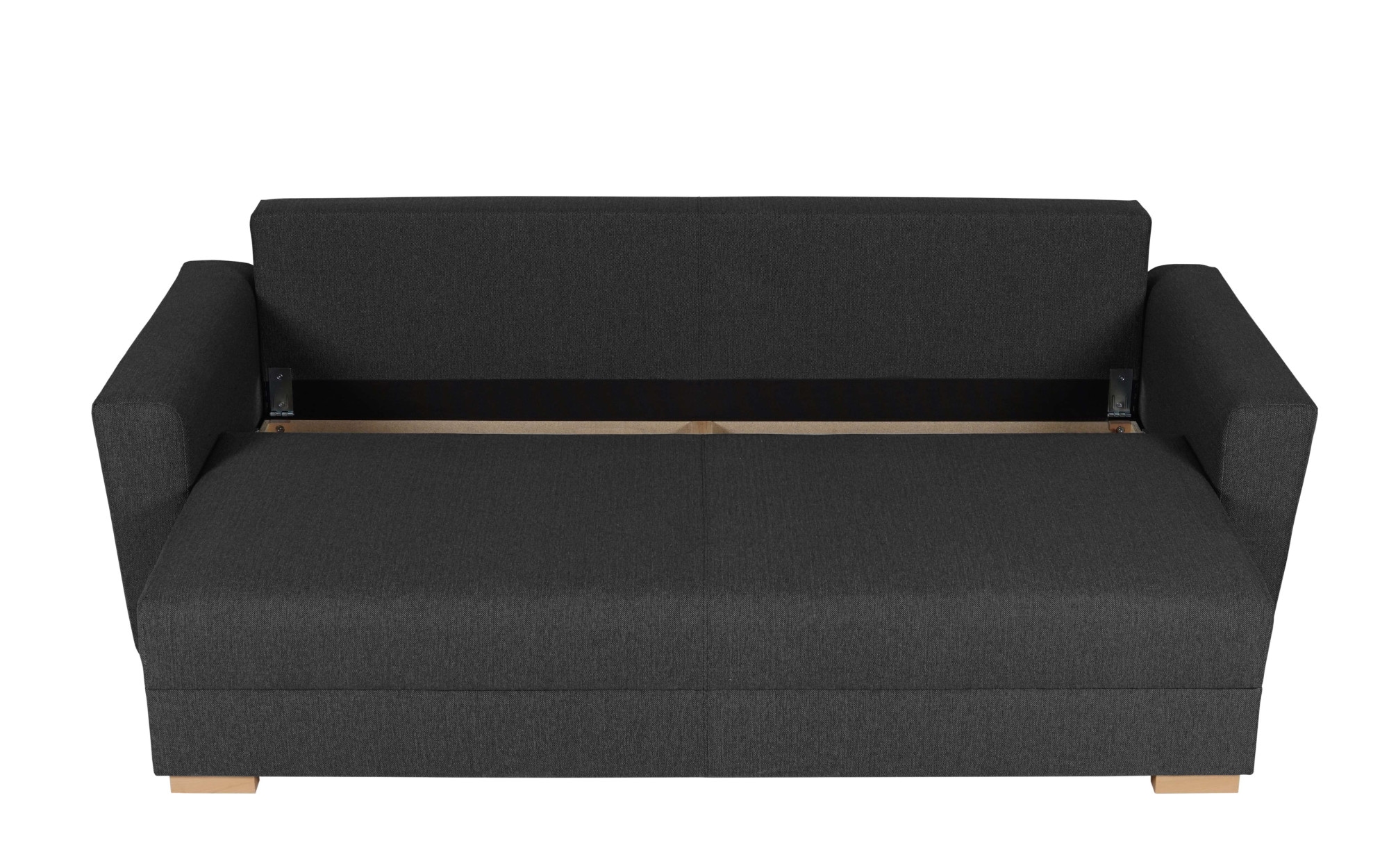INOSIGN 3-Sitzer »MAGHERA Schlafsofa mit Bettkasten, in hochwertiger Verarbeitung«, mit Wellenunterfederung, pflegeleicht Material, B/H/T 230/92,5/79 cm