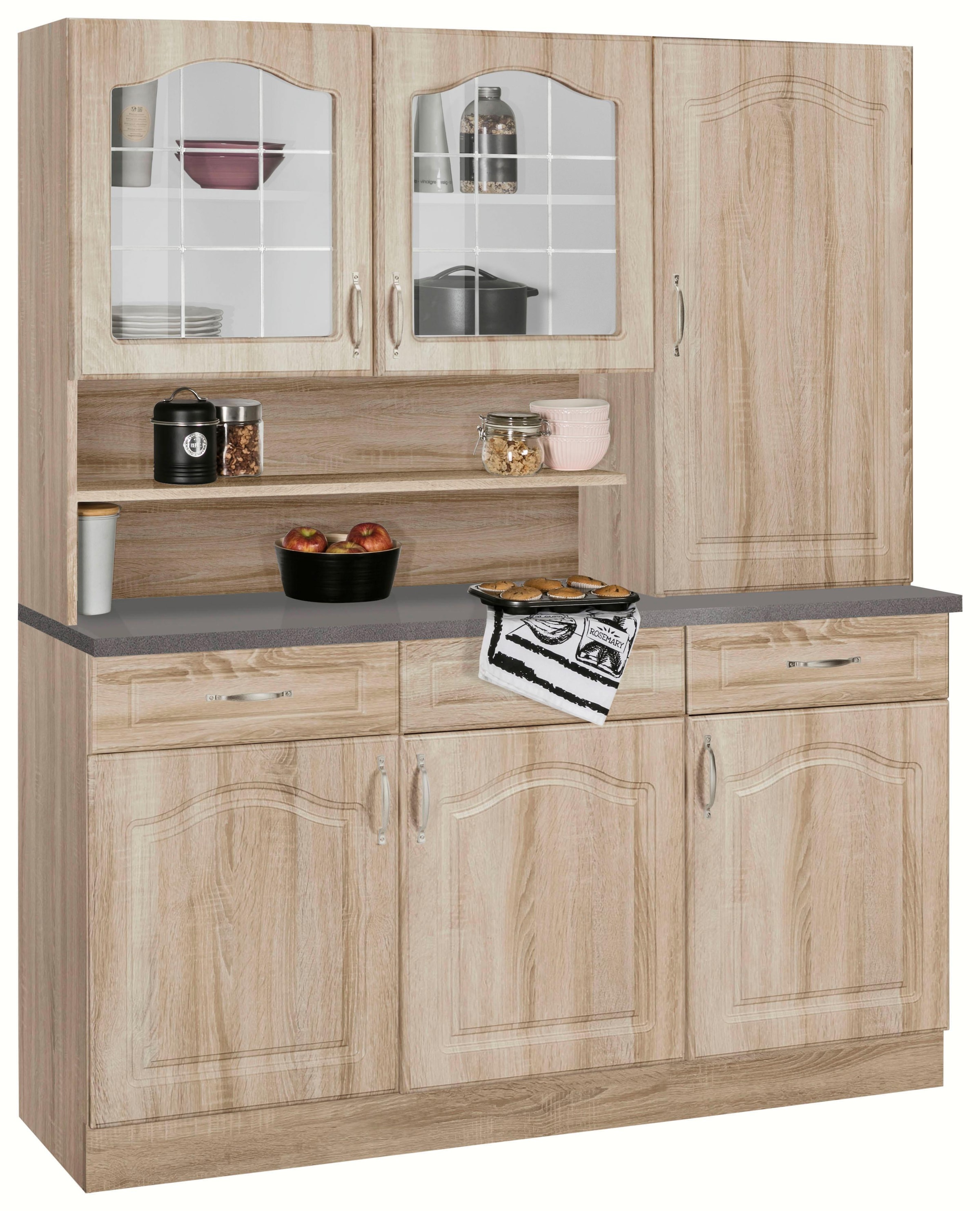 wiho Küchen Küchenbuffet »Linz«, 150 cm breit, in Landhaus-Optik