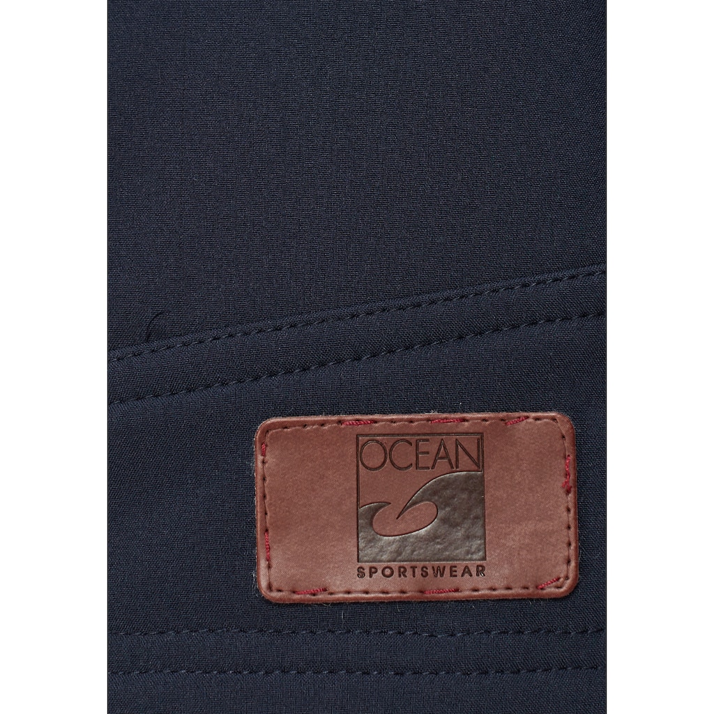 Ocean Sportswear Softshelljacke »aus recyceltem Polyester«, mit Kapuze