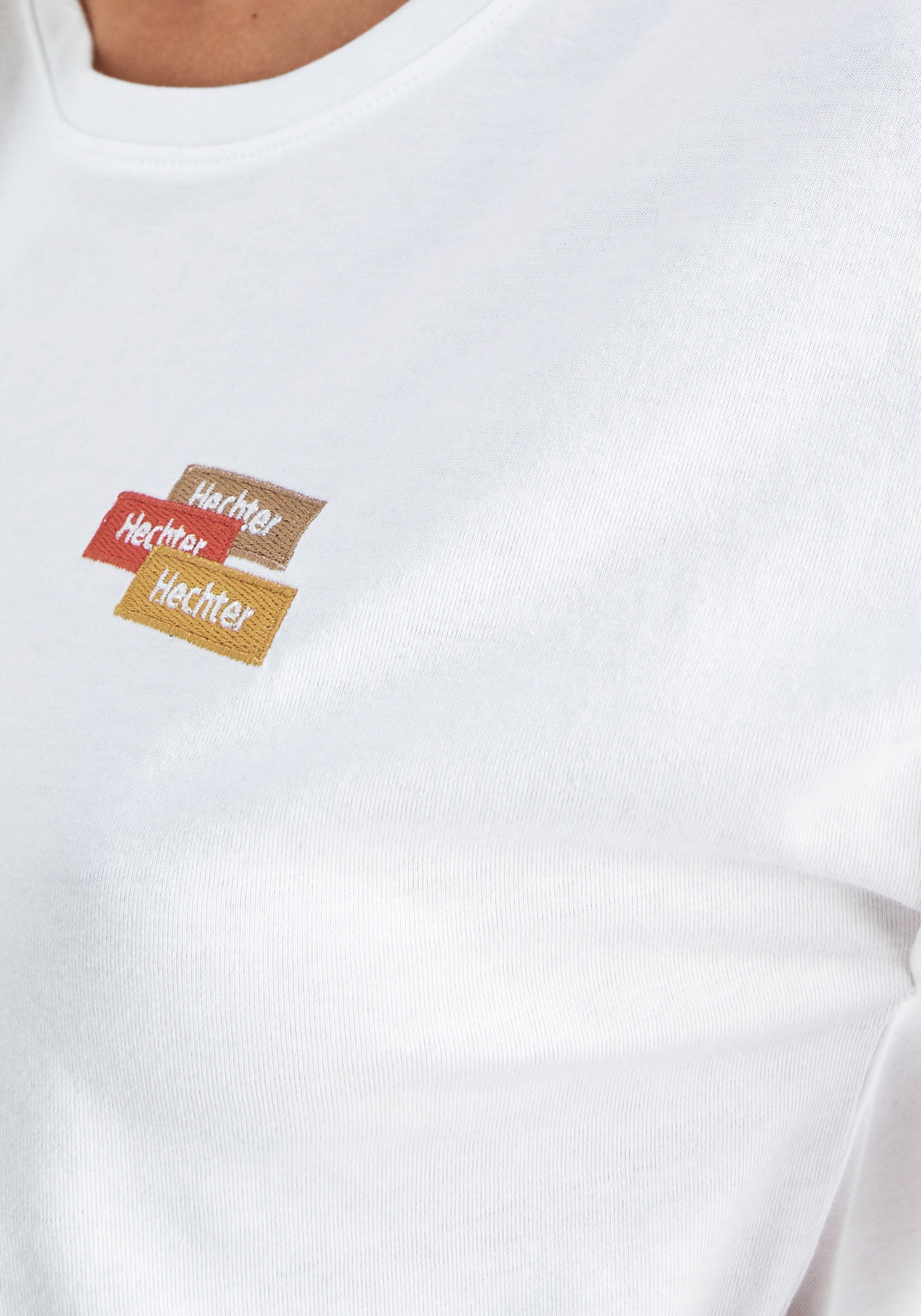 PARIS der dezenter online Schweiz Brust bei auf HECHTER mit Jelmoli-Versand T-Shirt, shoppen Logostickerei