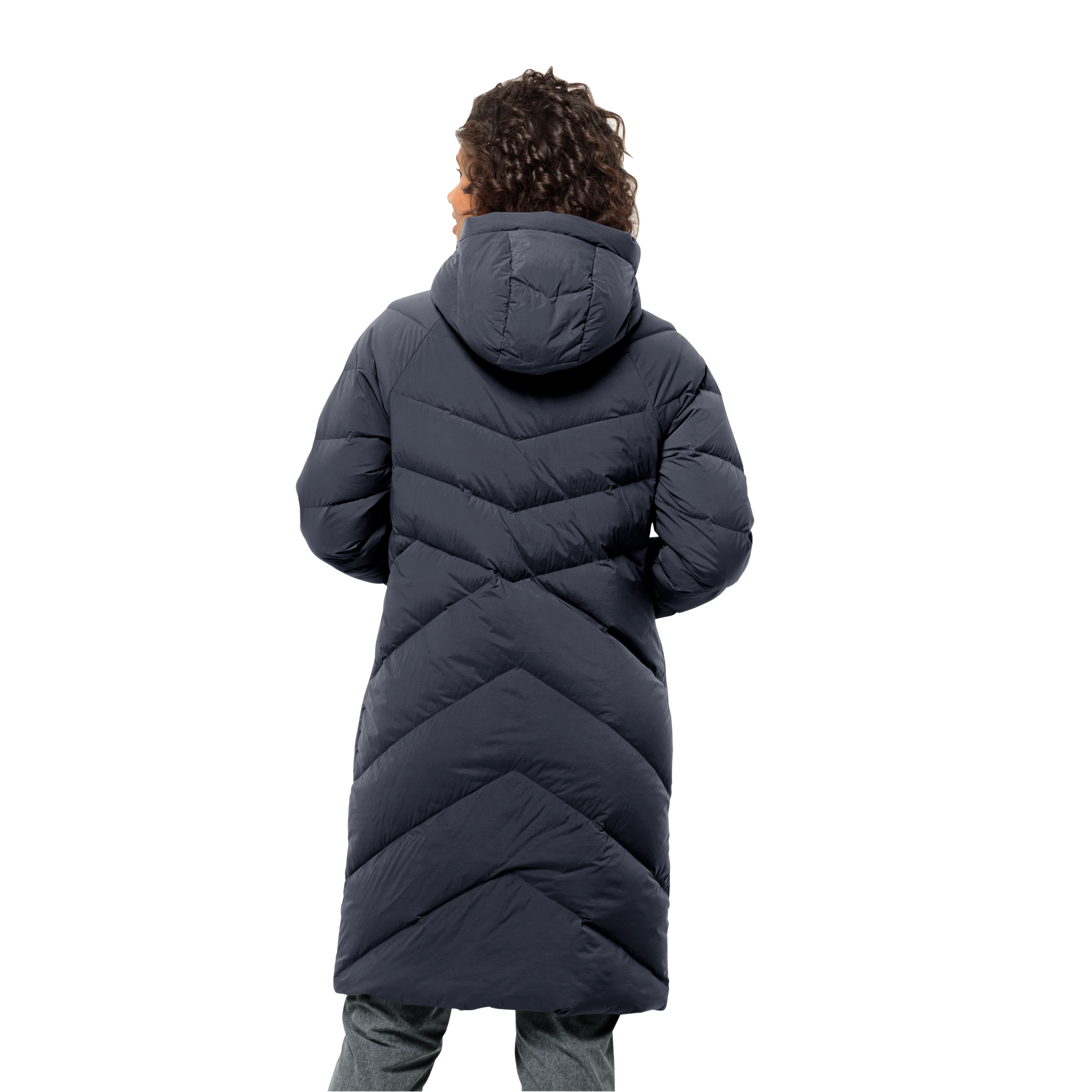 Jack Wolfskin Daunenmantel »MARIENPLATZ COAT W«, mit Kapuze