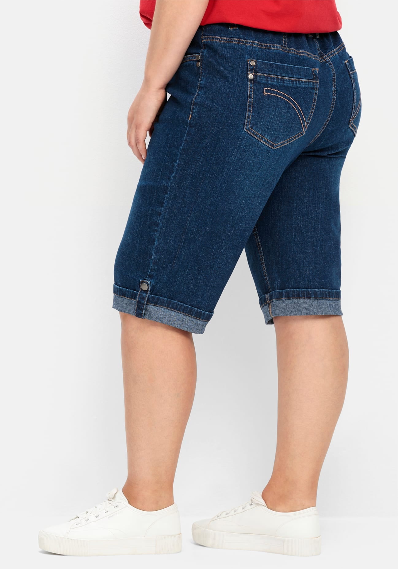 Sheego Jeansbermudas, (1 tlg.)