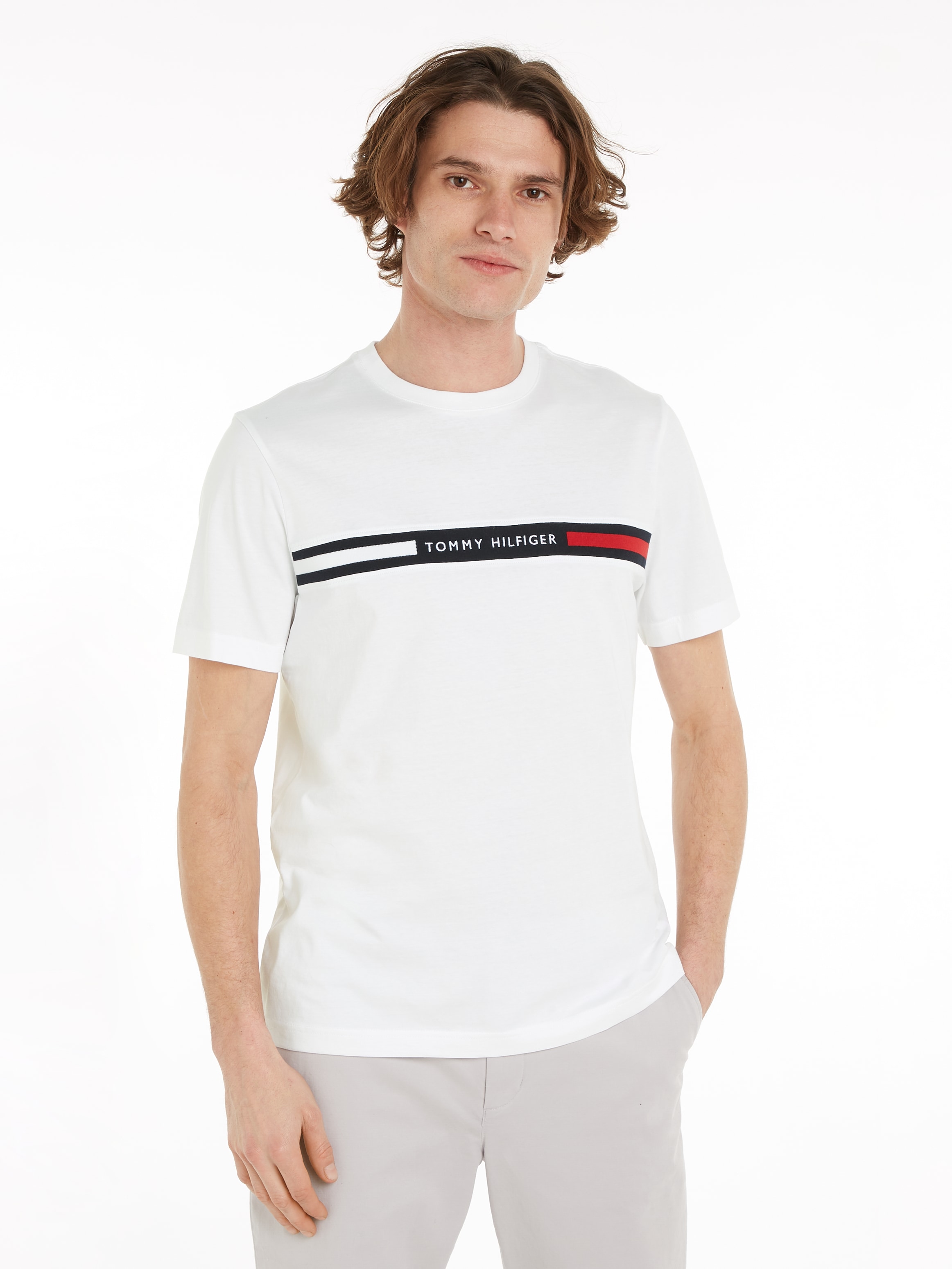 Tommy Hilfiger T-Shirt »HILFIGER CHEST INSERT TEE«