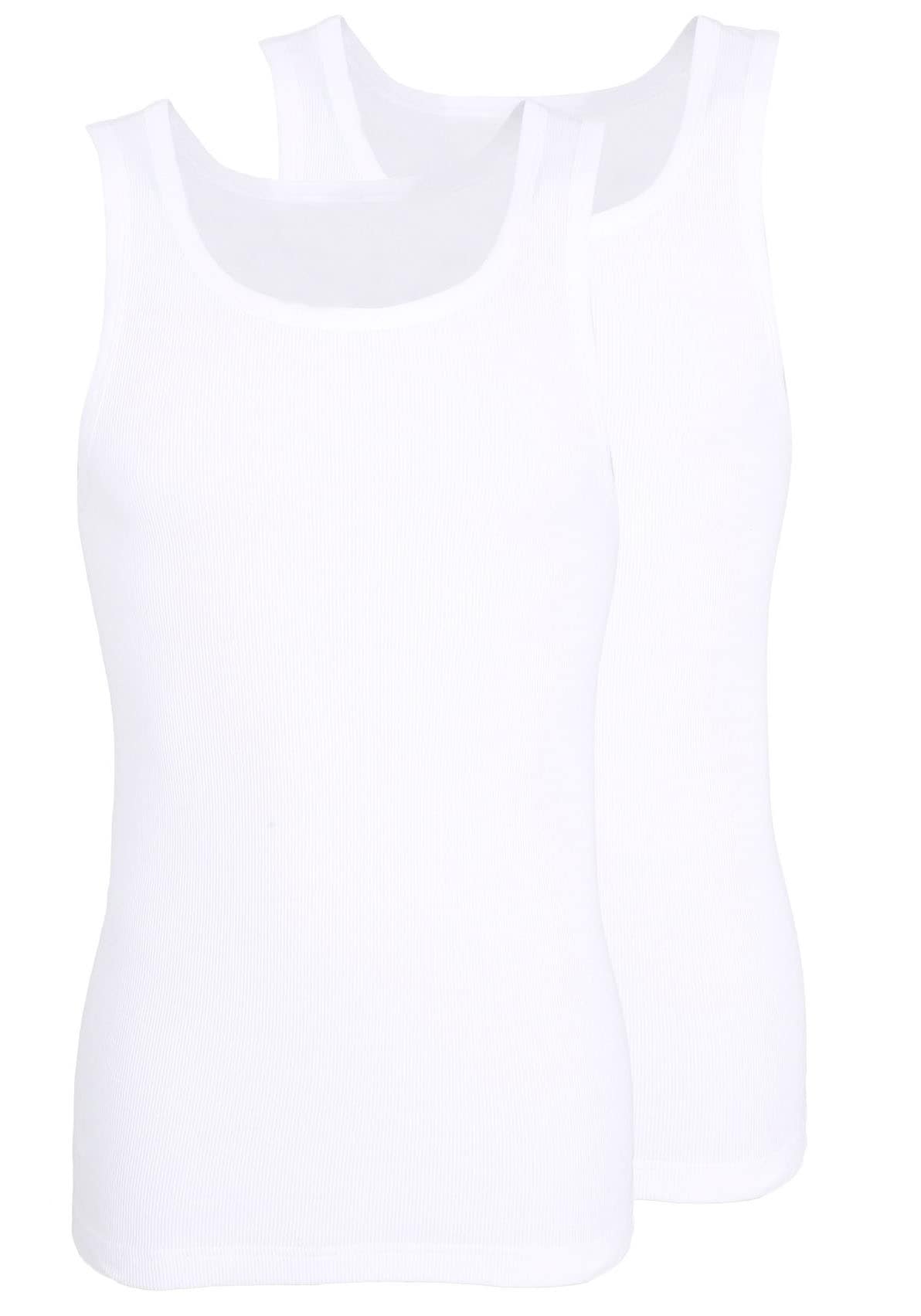 TOM TAILOR Tanktop »Montana«, (Packung, 2 tlg.), mit Basic-Schnitt