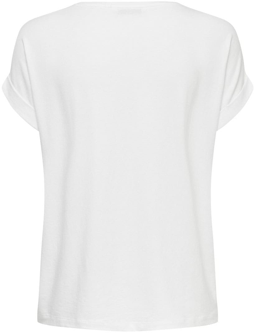 ONLY T-Shirt »ONLMOSTER S/S O-NECK TOP NOOS JRS«, mit Aufschlag am Arm