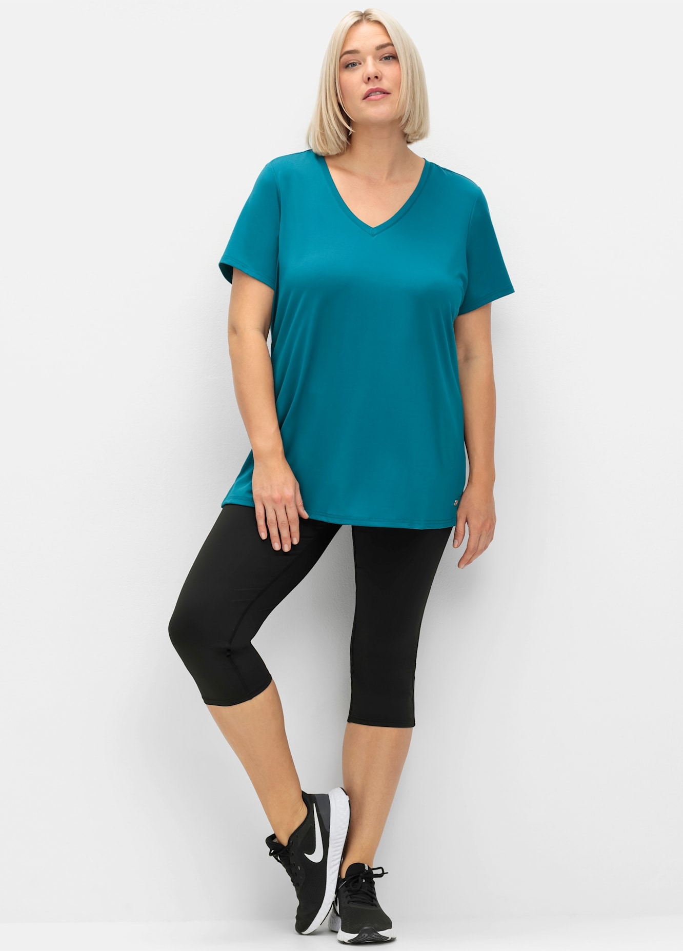 Sheego T-Shirt »Funktionsshirt«, (1 tlg.)