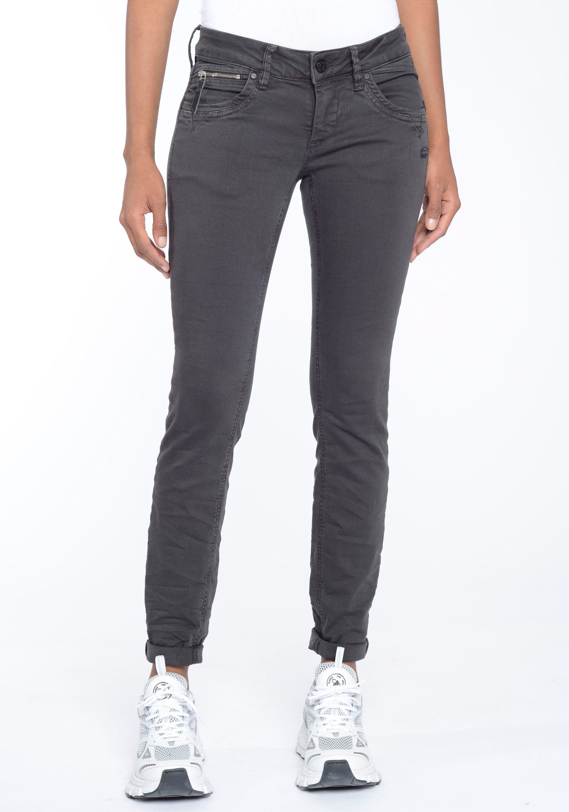 GANG kaufen Stretch-Denim online Skinny-fit-Jeans Passform | Jelmoli-Versand »94NIKITA«, durch perfekte