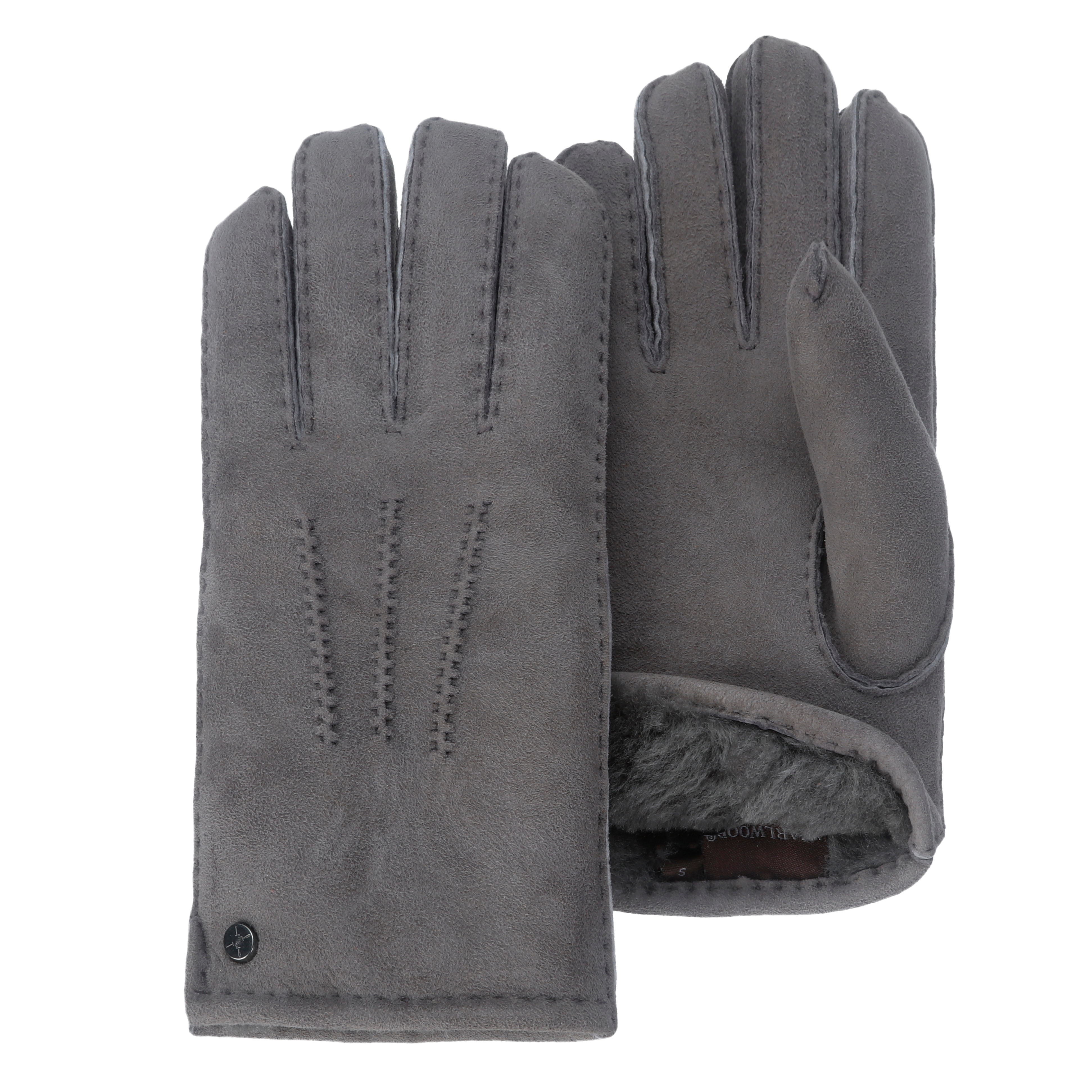 PEARLWOOD Lederhandschuhe »NORTH« 1 Paar, warm gefüttert, Ziernähte, Temperaturregulierend