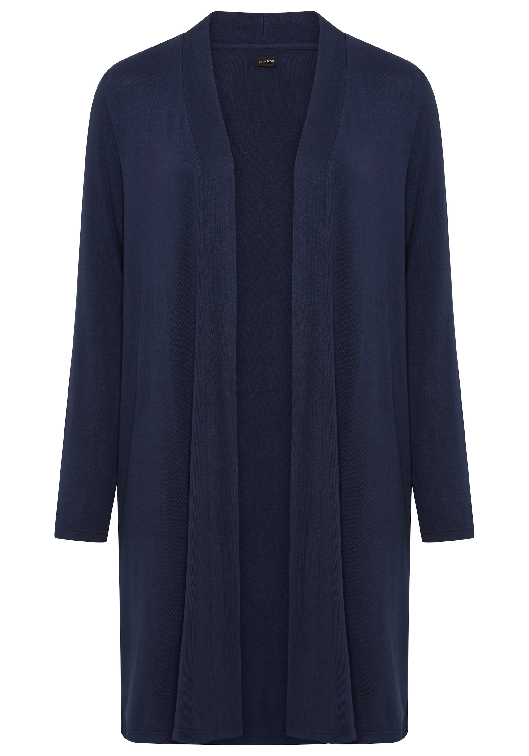 Laura Scott CURVE Longstrickjacke, aus weichem, angenehmem fliessendem Jerseymaterial - GROSSE GRÖSSE