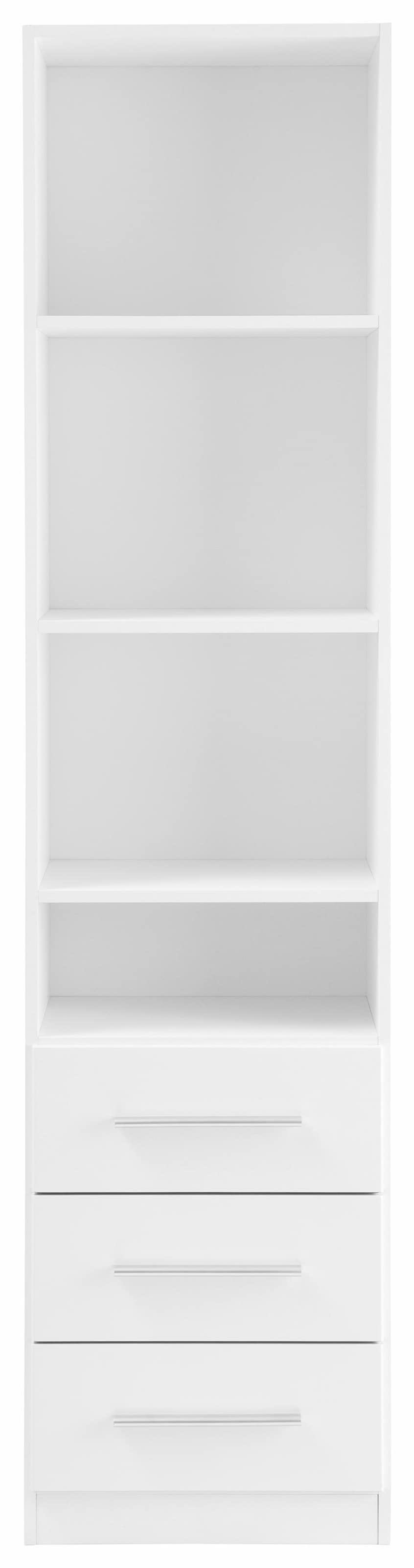 rauch Mehrzweckregal »Regal Bücherregal Bücherschrank Standregal Aufbewahrungsregal MINOSA«, Breite 47 cm mit 3 Aussenschubkästen sowie 3 Böden MADE IN GERMANY