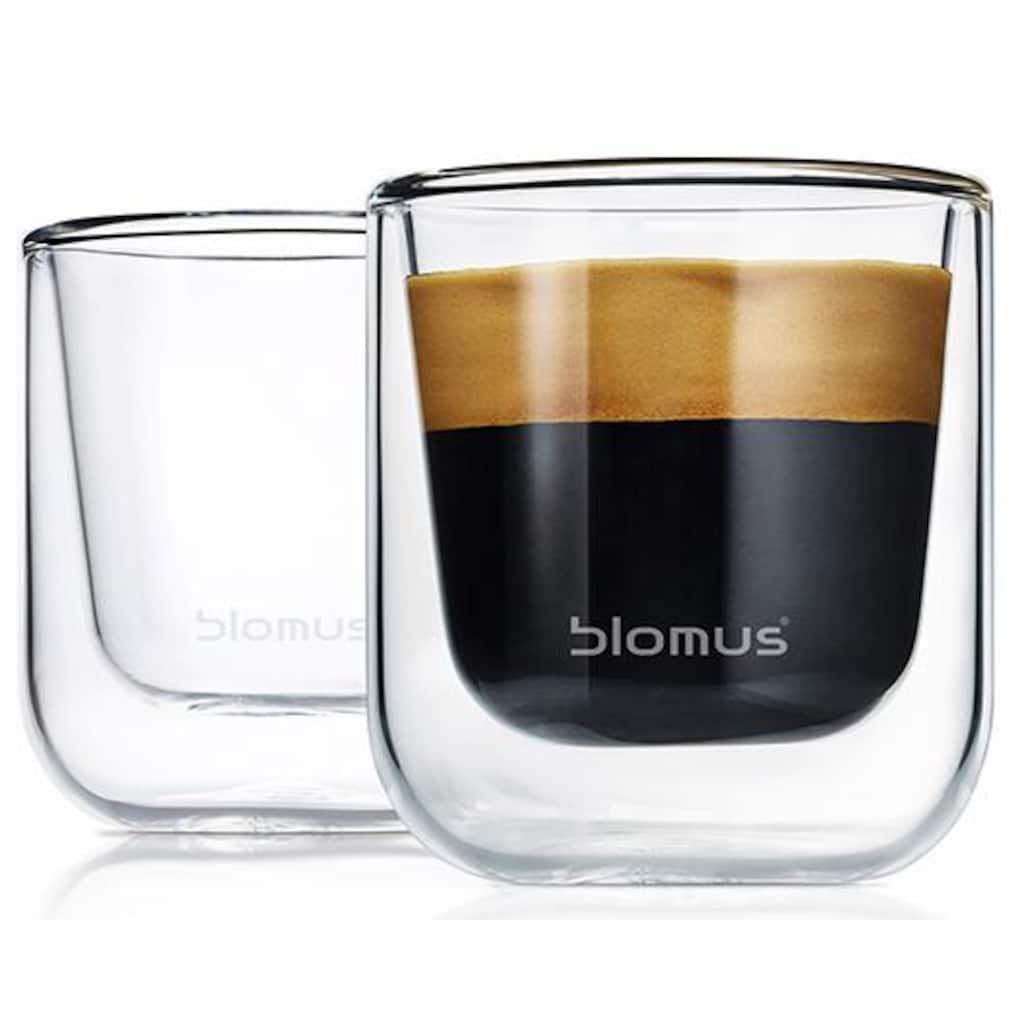 BLOMUS Espressoglas »NERO«, (Set, 2 tlg.)