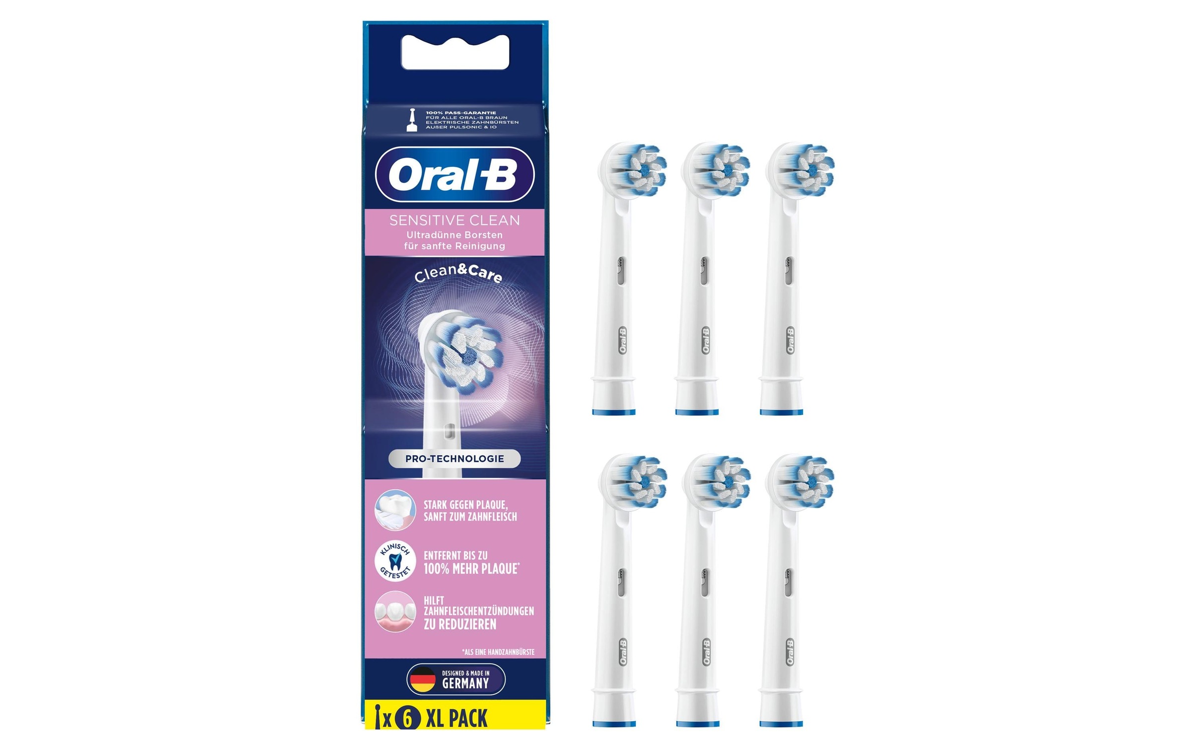 ➥ Oral-B Aufsteckbürsten »Sensitive Clean bestellen 6er« Jelmoli-Versand | gleich