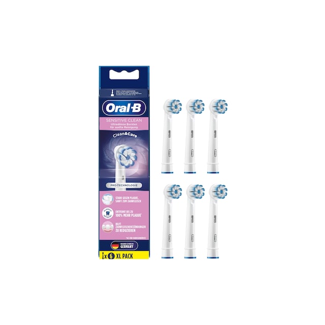 ➥ Oral-B Aufsteckbürsten »Sensitive Clean 6er« gleich bestellen |  Jelmoli-Versand