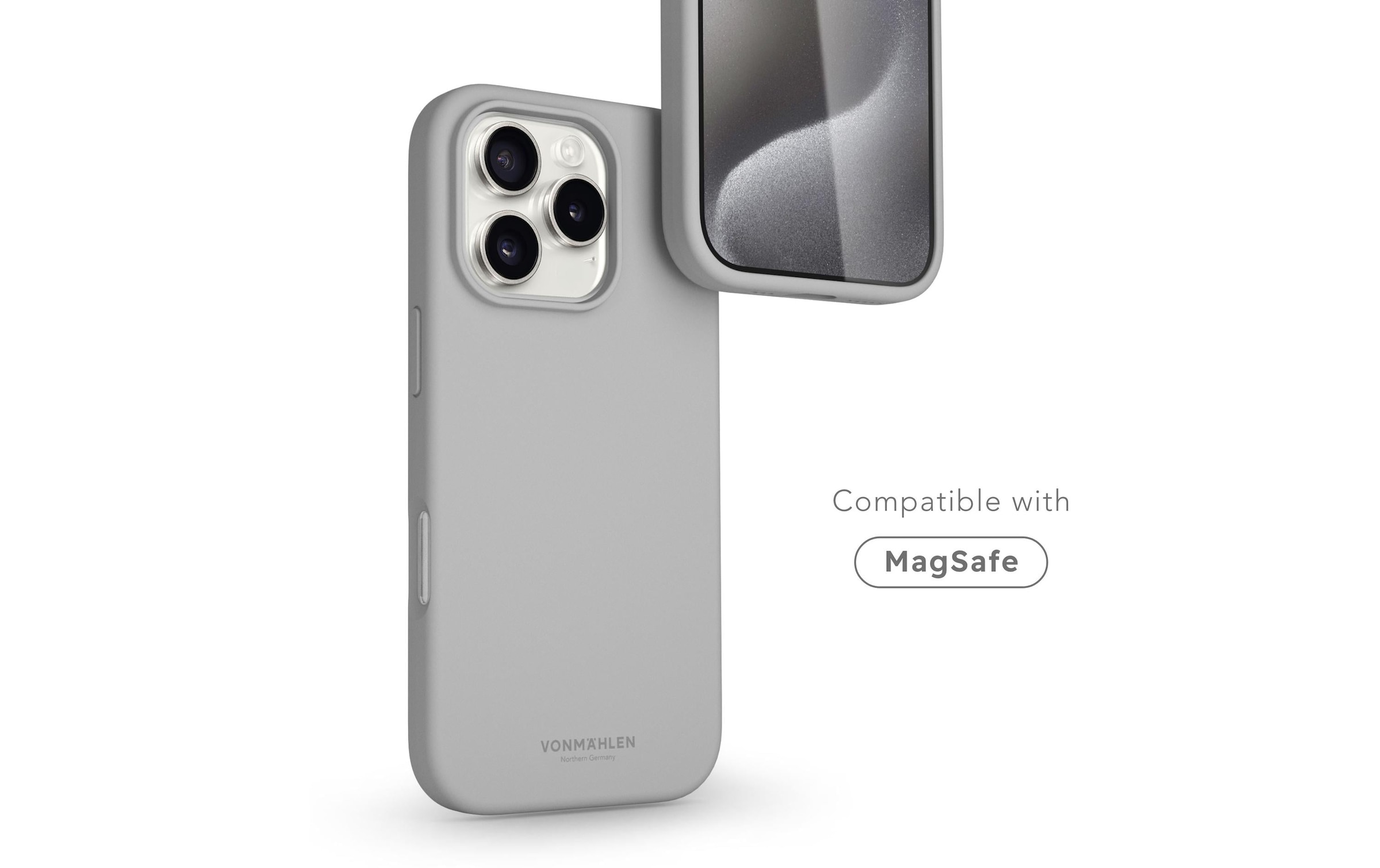 VONMÄHLEN Backcover »Soft Silicone iPhone 16 Pro Max«, Apple iPhone 16 Pro Max