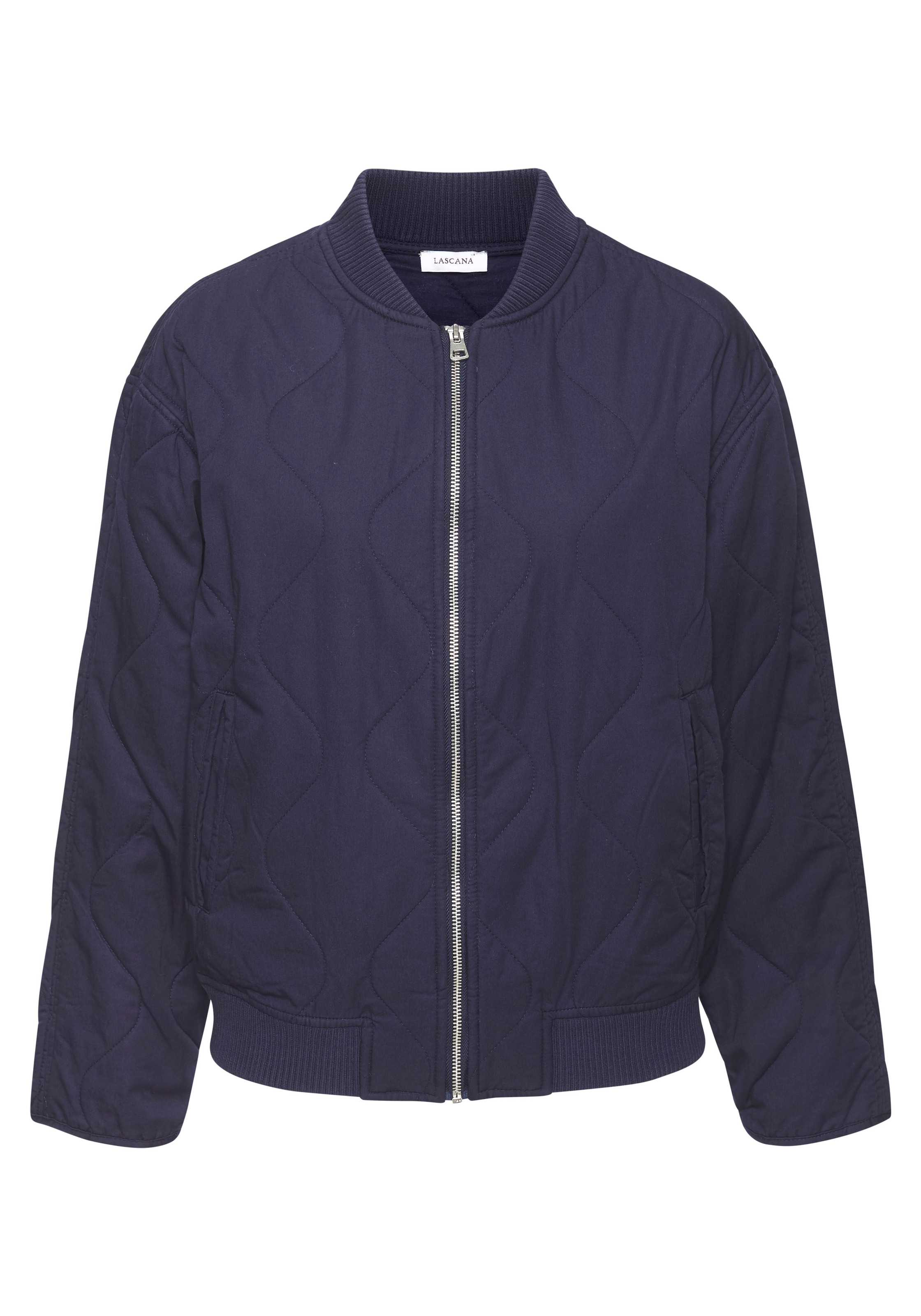 LASCANA Steppjacke, in modischer Optik mit Taschen, Bomber-Design