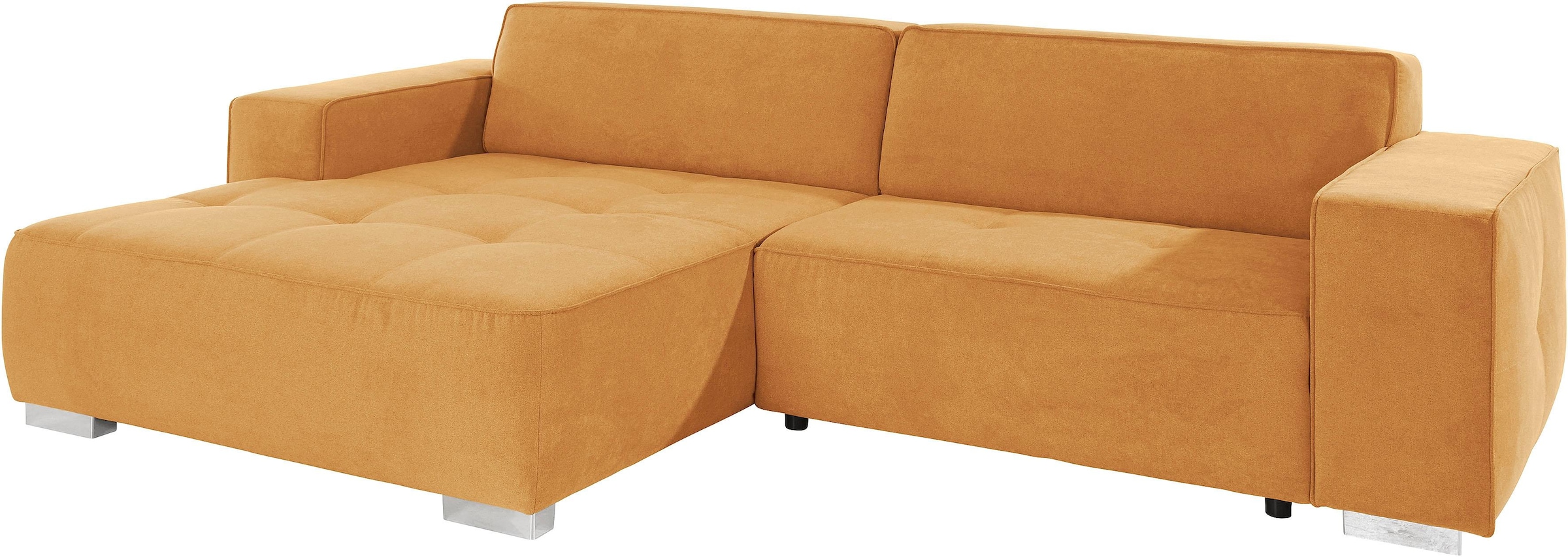 INOSIGN Ecksofa »Sapporo L-Form«, wahlweise Bettfunktion oder Sitztiefenverstellung, Federkern
