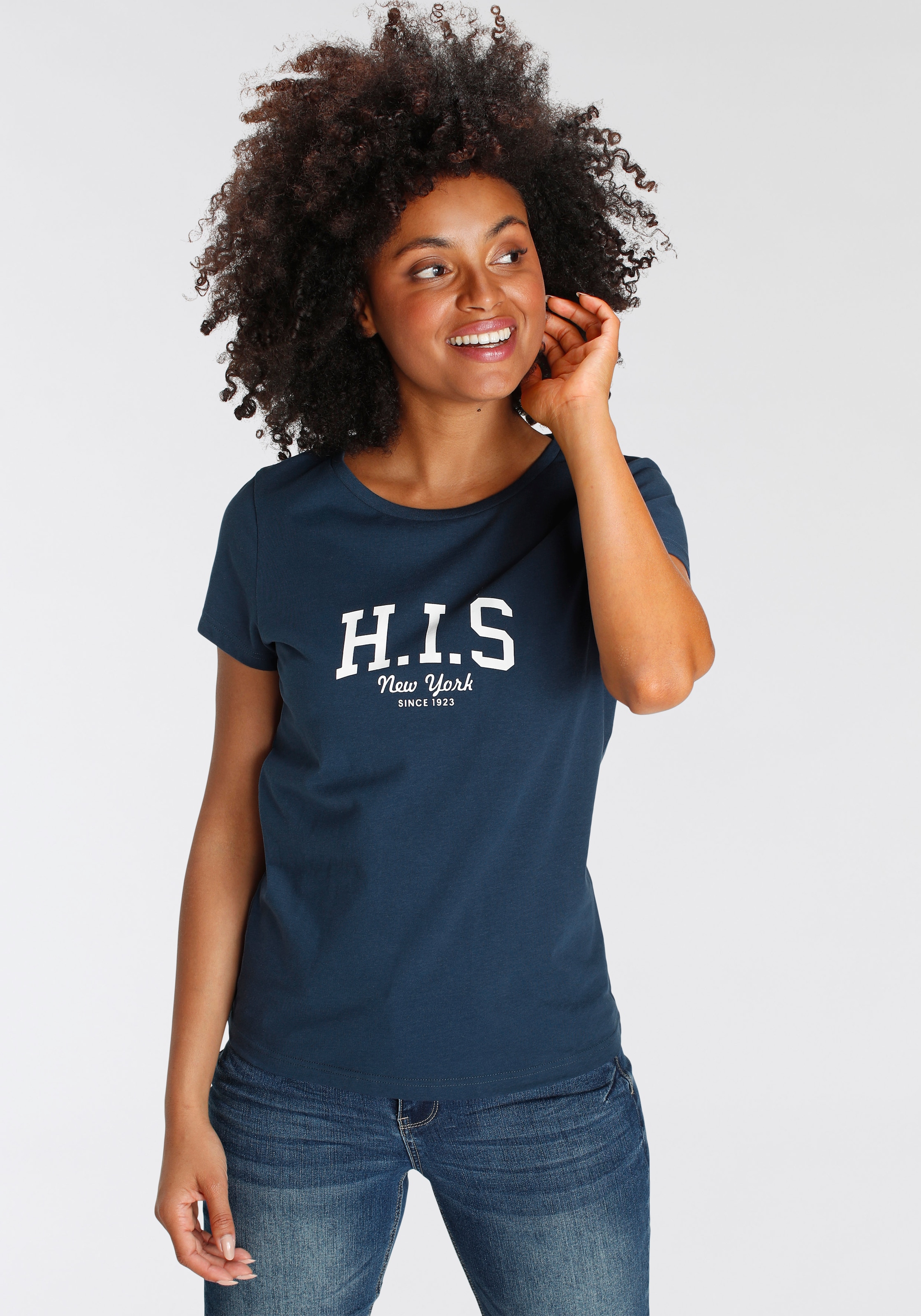 H.I.S T-Shirt, mit Logo-Print vorne online bestellen | Jelmoli-Versand