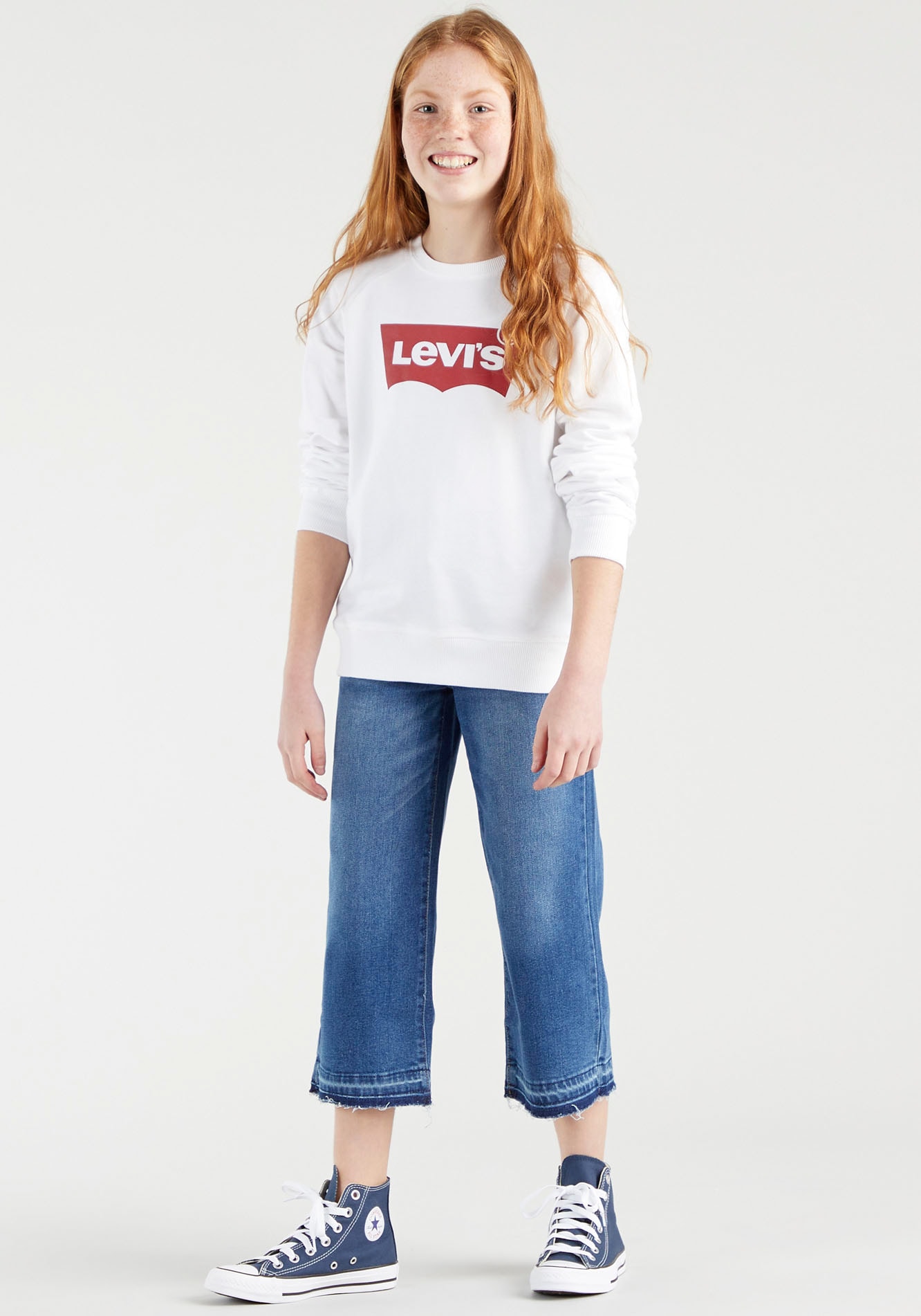 Levi's® Kids Sweatshirt »BATWING CREWNECK SWEATSHIRT«, for GIRLS