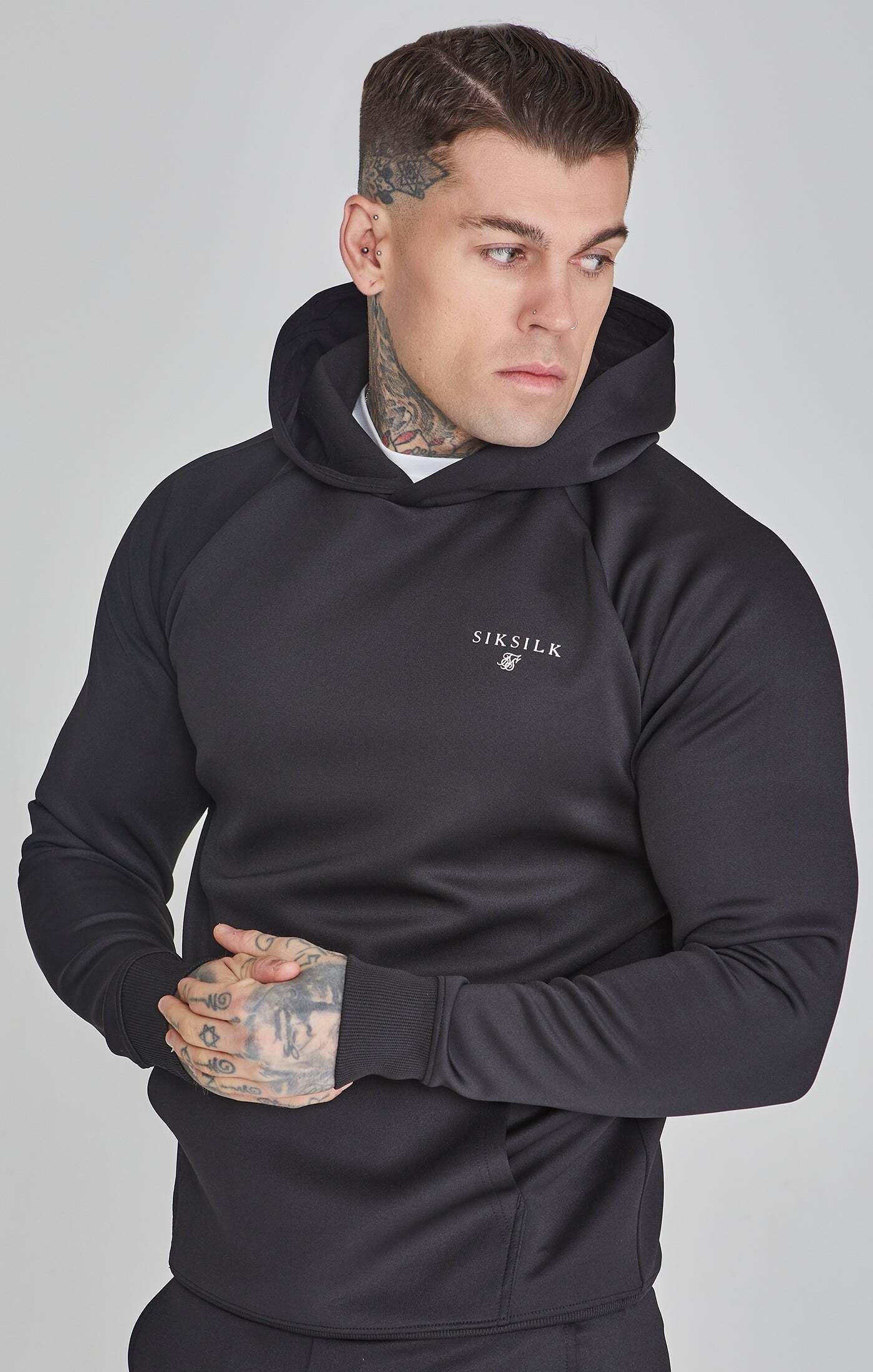 Siksilk Kapuzenpullover »Siksilk Sweatjacken Essentials Poly Hoodie«