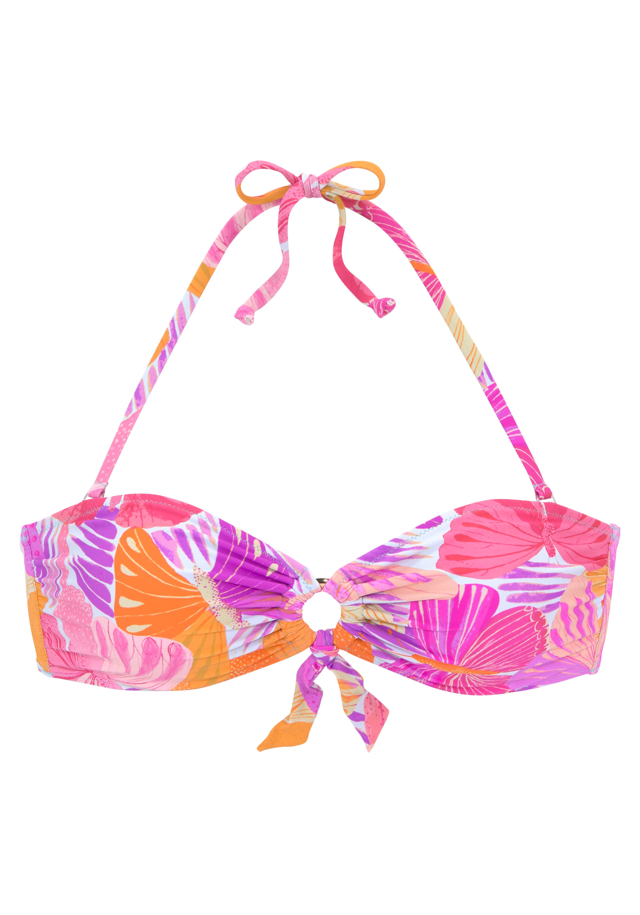 Sunseeker Bandeau-Bikini-Top, mit Zierring