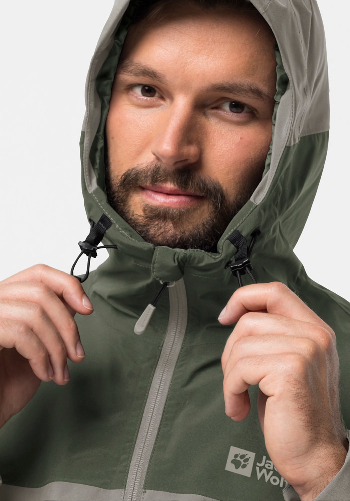Jack Wolfskin Outdoorjacke »WEILTAL 2L JKT M«, mit Kapuze