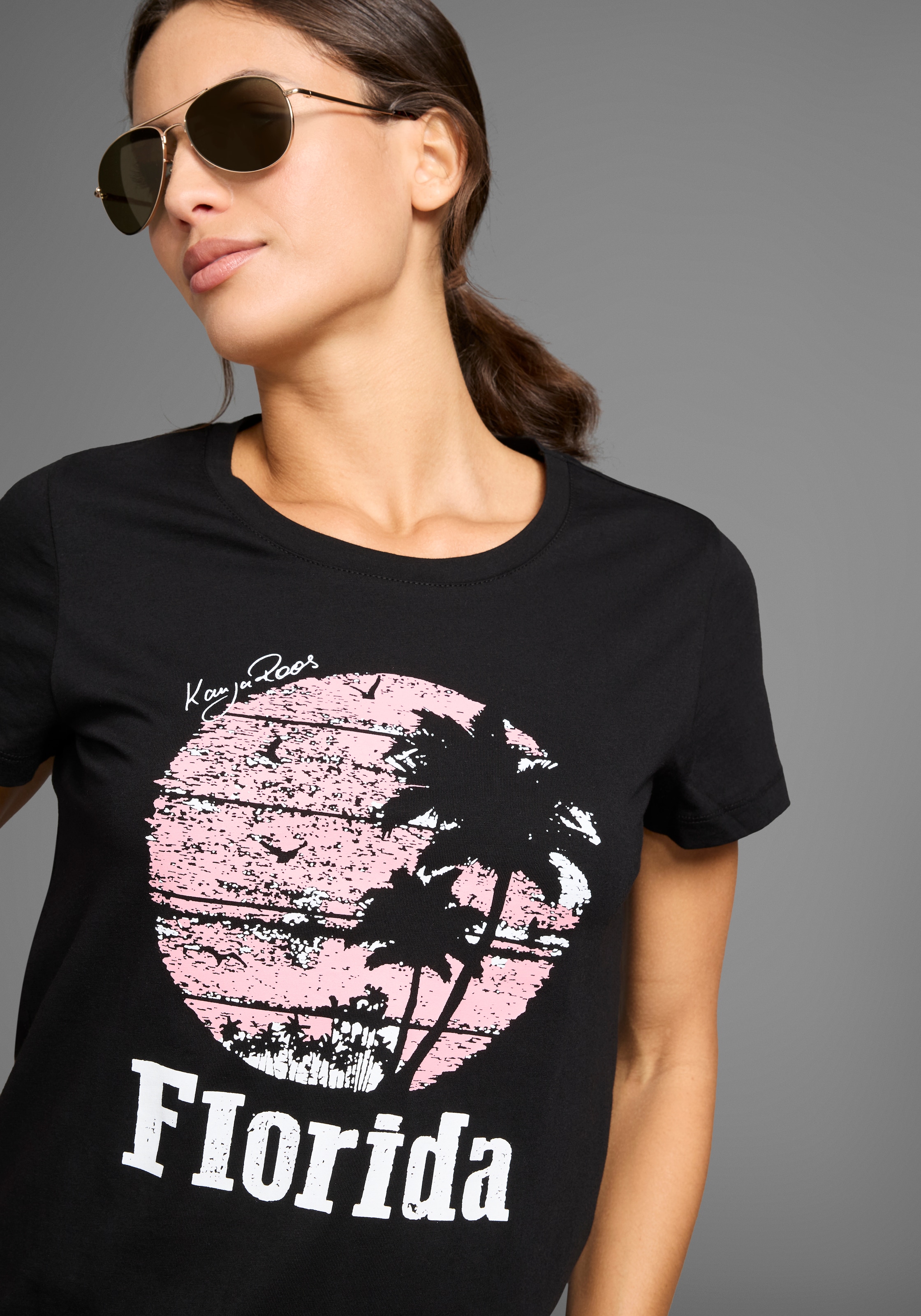 KangaROOS T-Shirt, mit Rundhals und Print