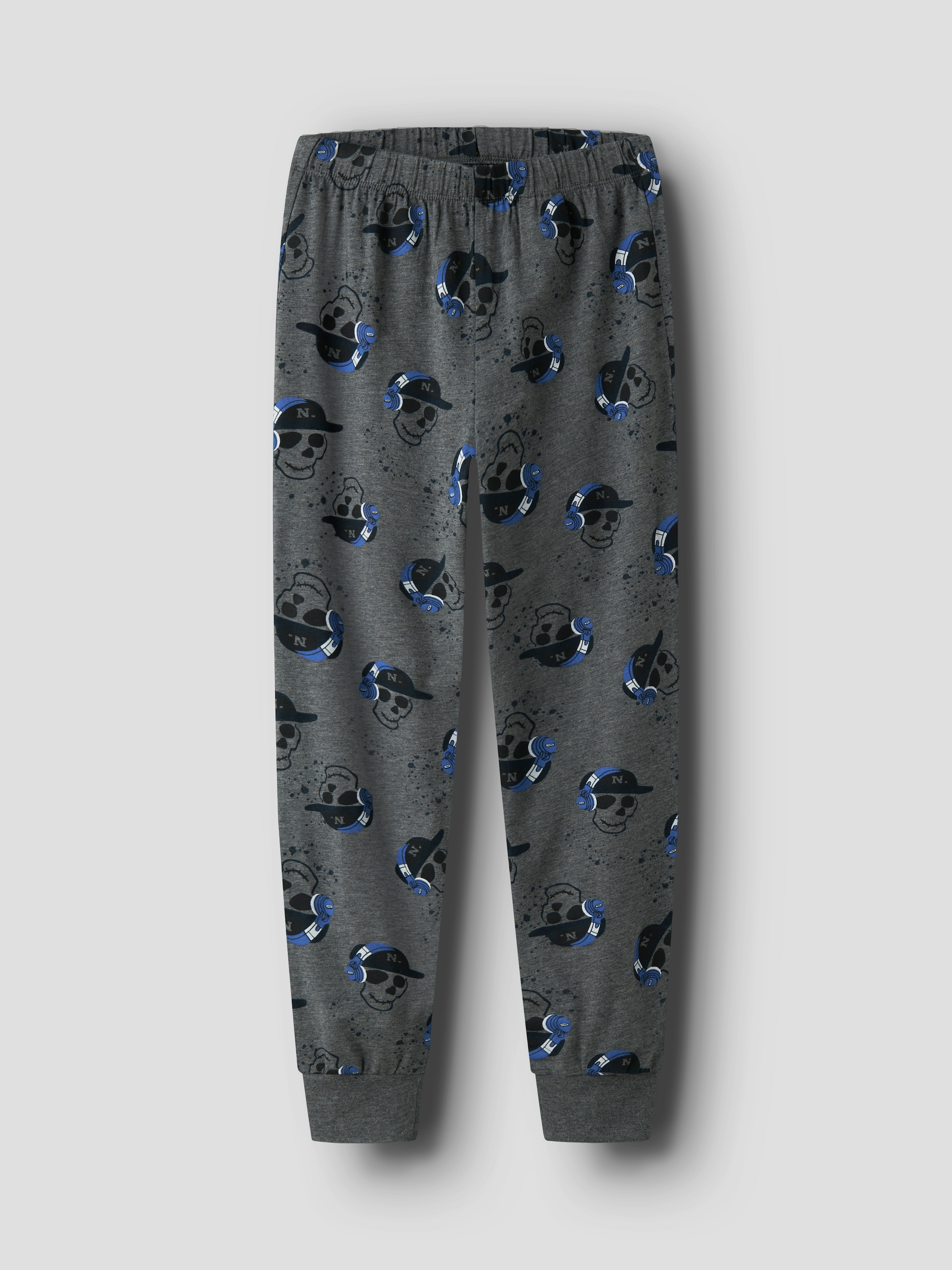Name It Pyjama »NKMNIGHTSET DARK GREY MEL SKULL NOOS«, (Set, 2 tlg.)
