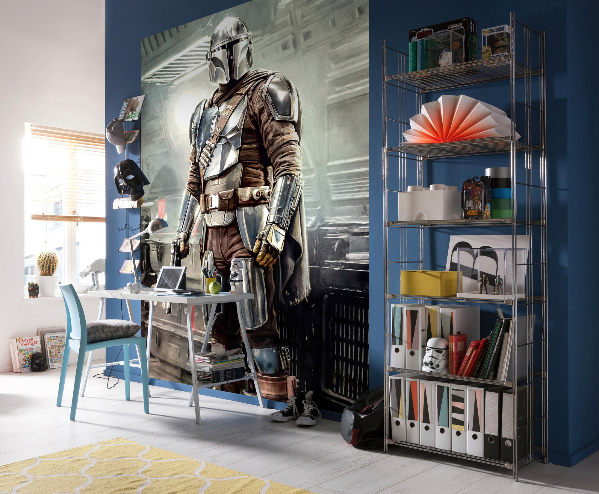 Komar Vliestapete »Digitaldruck Vlies - Mandalorian Fight Posture - Grösse 200 x 280 cm«, bedruckt, Kinderzimmer