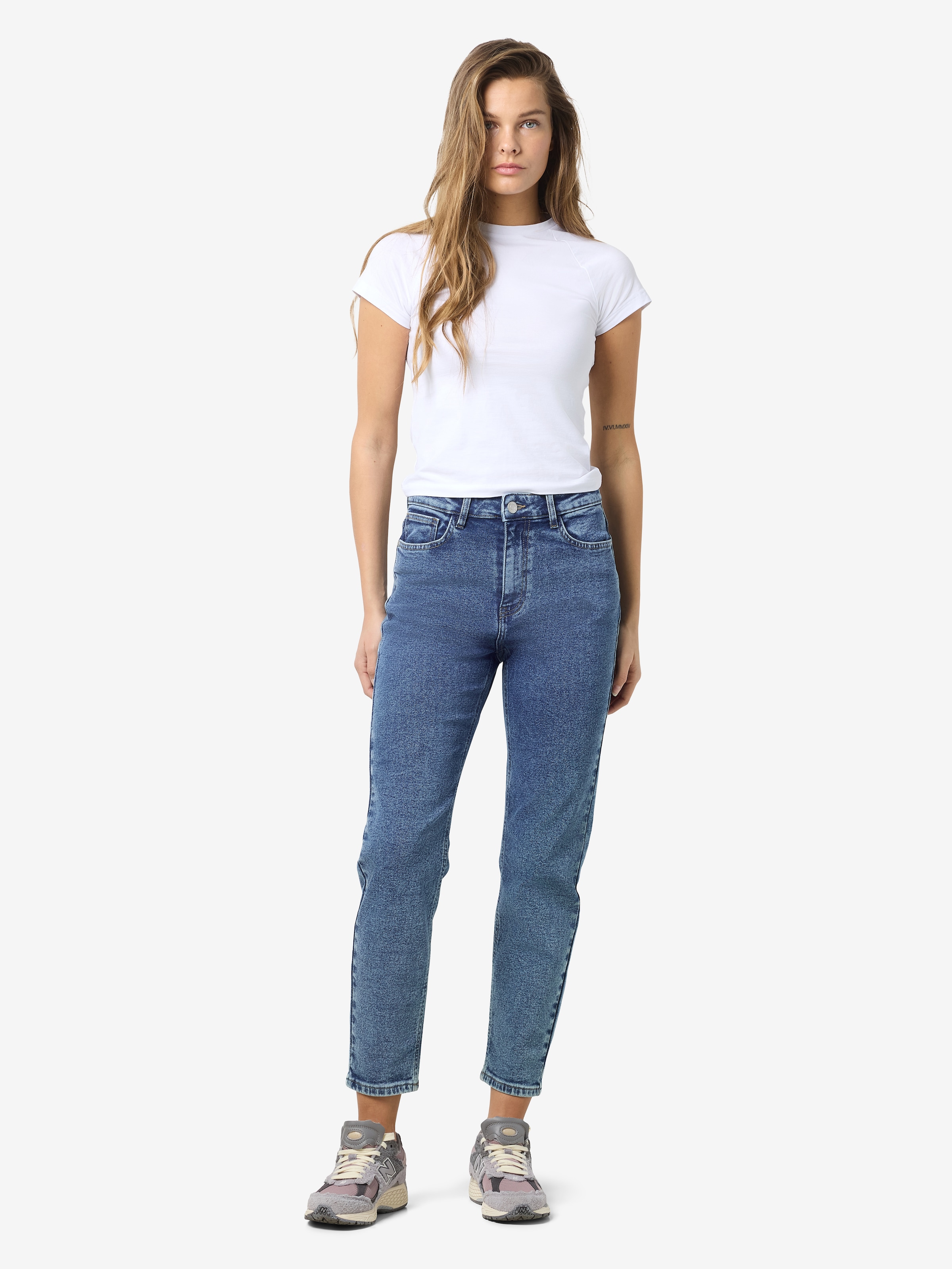 Noisy may High-waist-Jeans »NMMONI HW ST ANK JEANS AZ358MB NOOS«