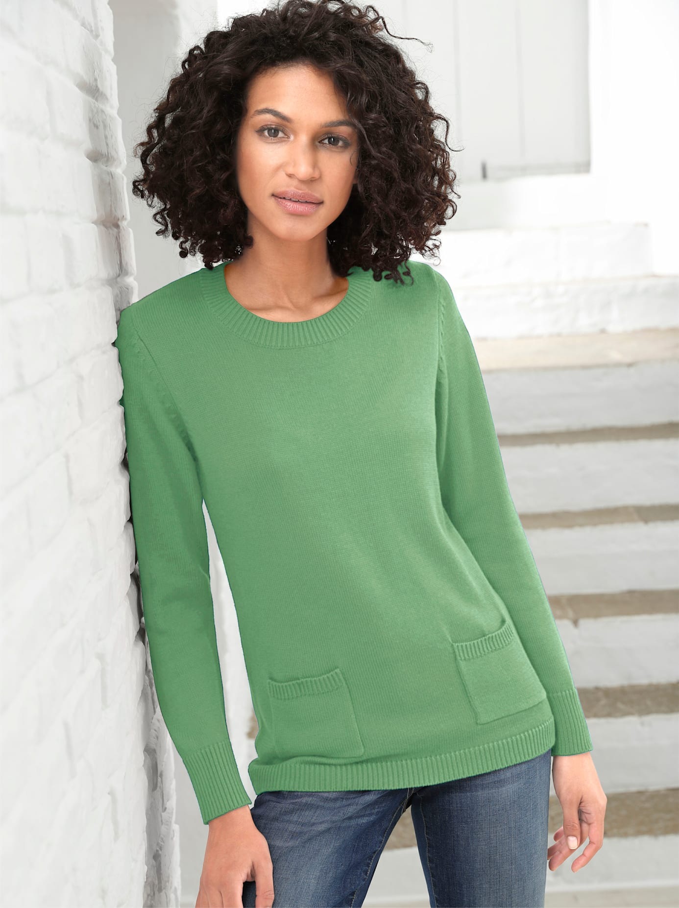 Casual Looks Rundhalspullover »Pullover«