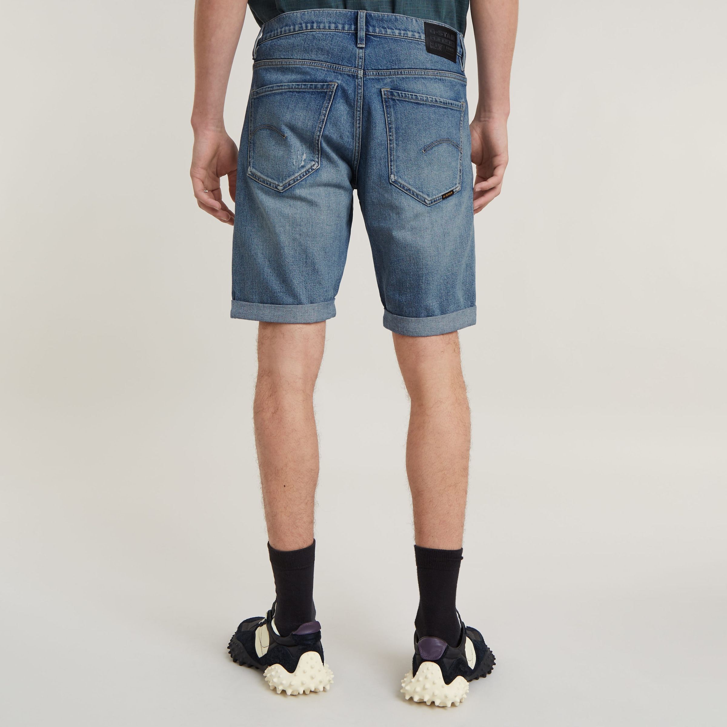 G-STAR Jeansshorts »Mosa«, mit Umschlagsaum