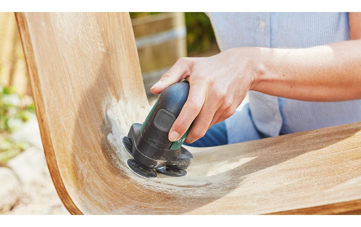 BOSCH Tellerschleifmaschine »EasyCurv«, Ohne Akku/Ladegerät