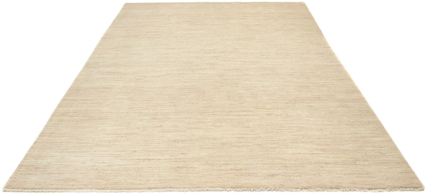 Wollteppich »Gabbeh Teppich handgeknüpft beige«, rechteckig, handgeknüpft