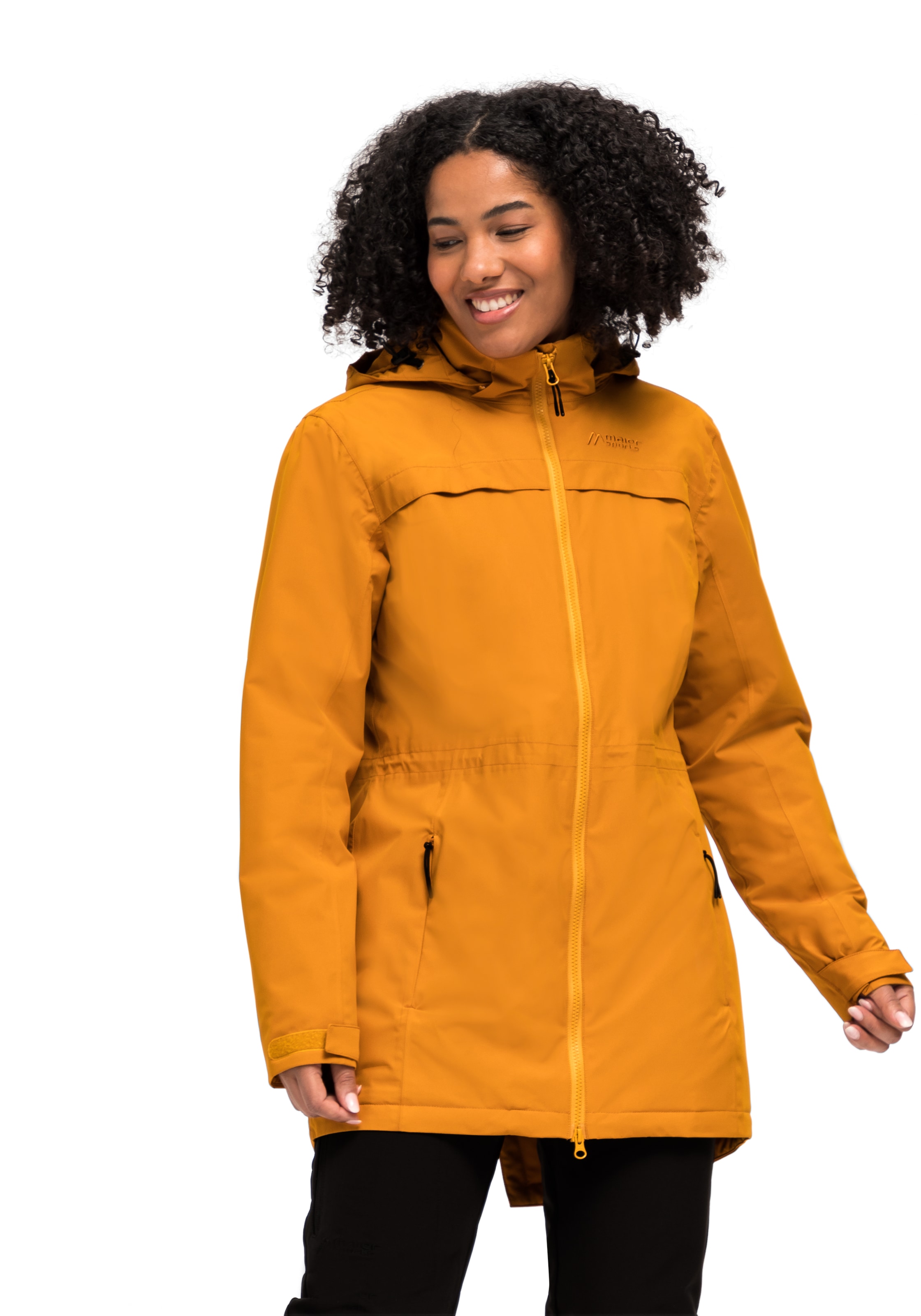 Maier Sports Outdoorjacke »Liselotte«, Damen Mantel, atmungsaktiv wasserdicht, wattierte Jacke mit Kapuze