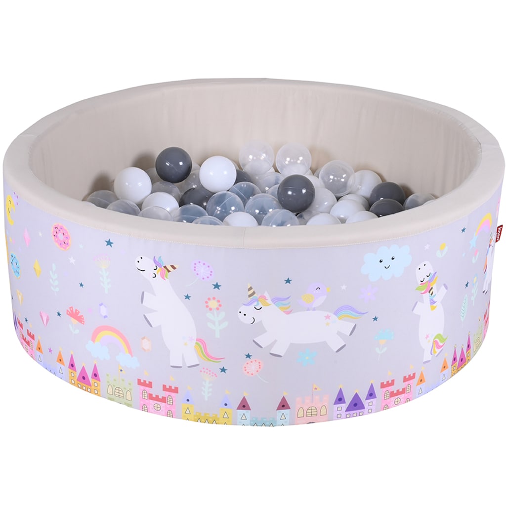 Knorrtoys® Bällebad »Soft, Unicorn Grey«