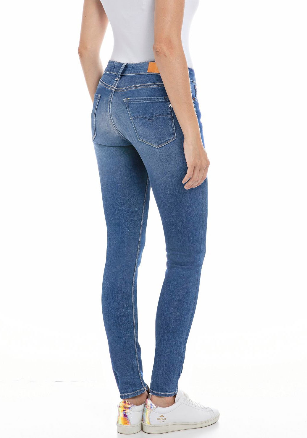 Replay 5-Pocket-Jeans »NEW LUZ Skinny Fit«, in Ankle-Länge