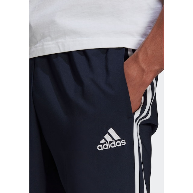 adidas Sportswear Sporthose »AEROREADY ESSENTIALS TAPERED CUFF WOVEN  3-STREIFEN HOSE«, (1 tlg.) online shoppen | Jelmoli-Versand