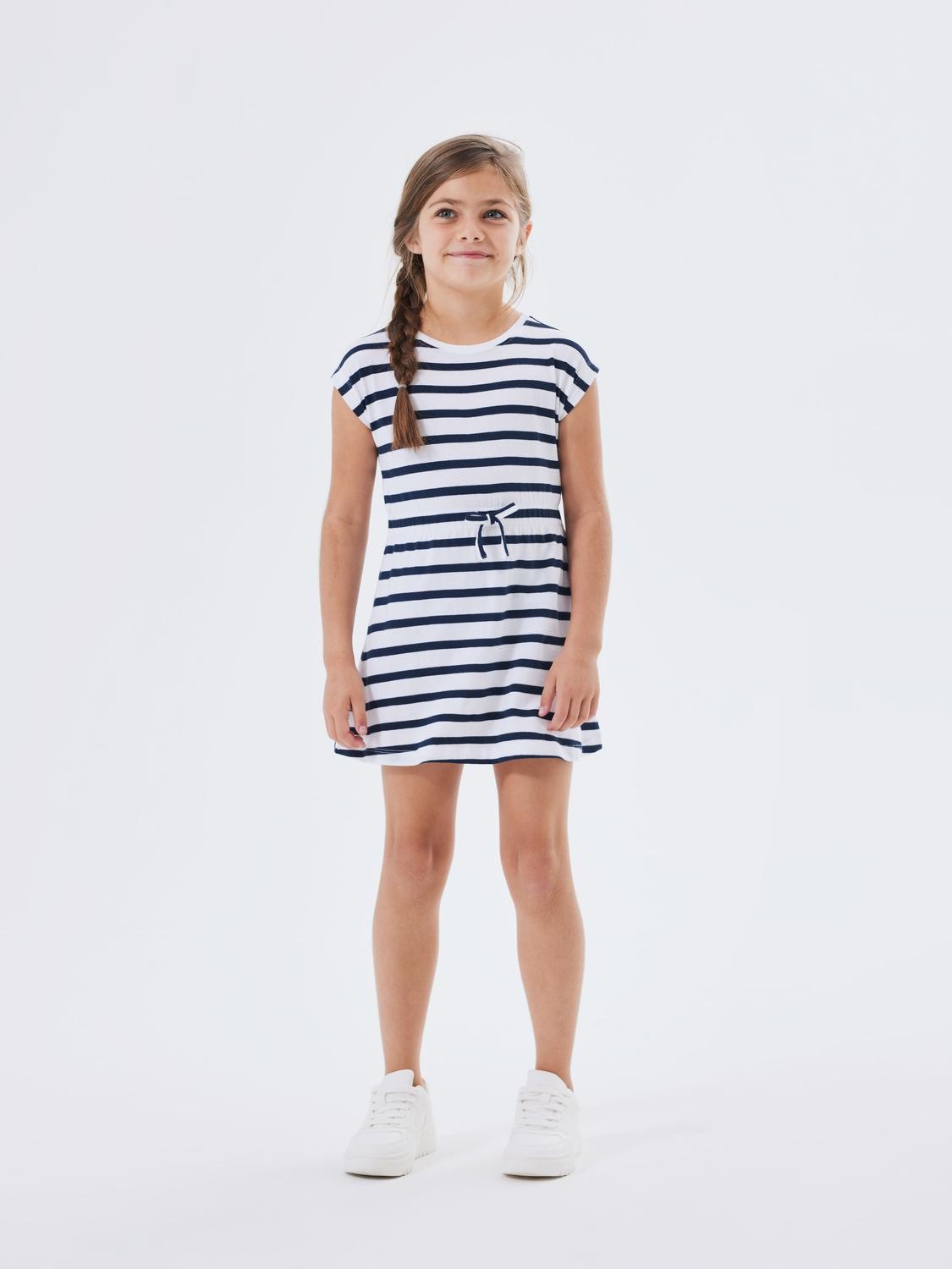 Name It Minikleid »NKFMIE SS DRESS NOOS« Baumwolle, Jersey, elastische Taille, regular fit