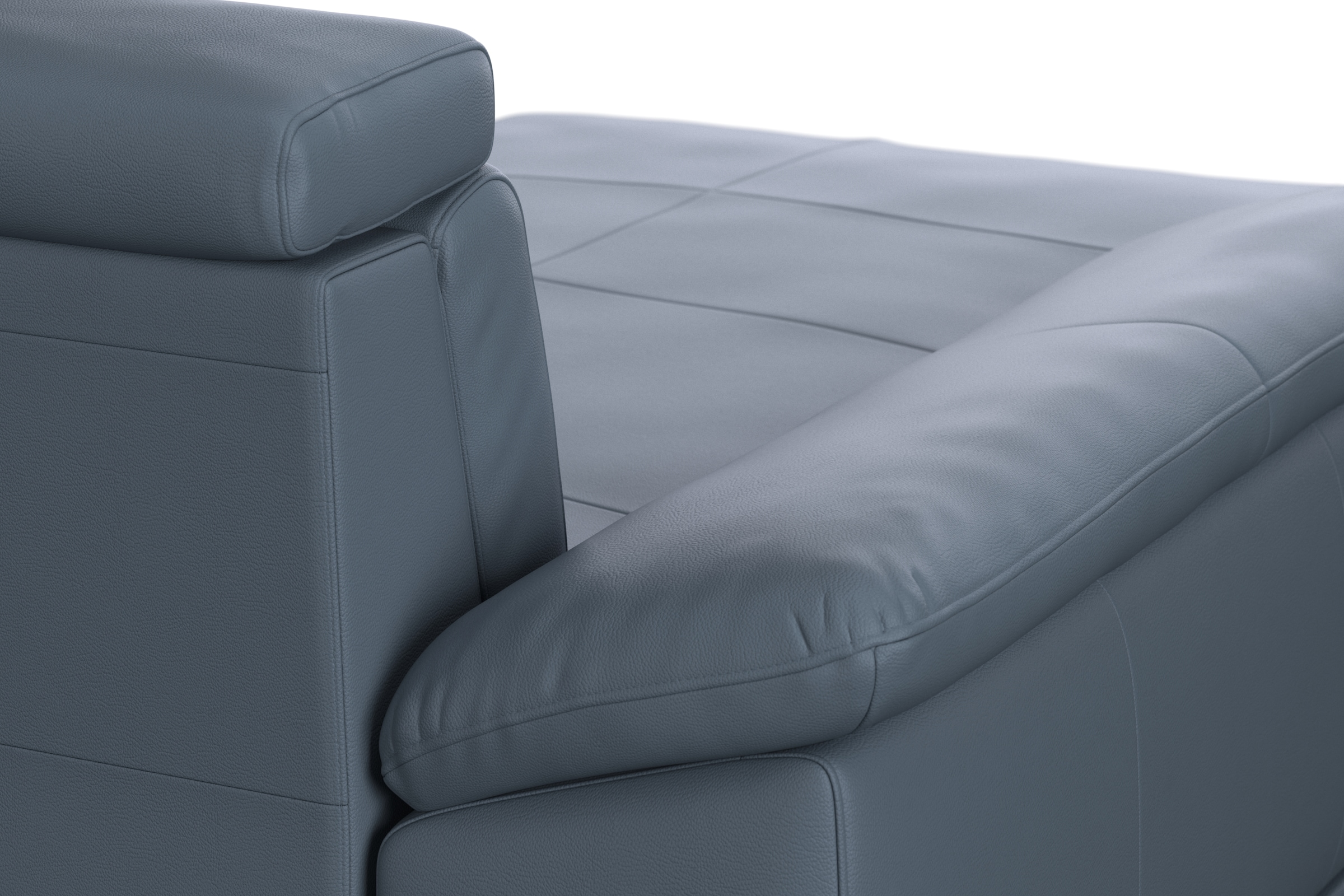 sit&more Wohnlandschaft »Cabrio U-Form, mit Sitztiefenverstellung, Arm- und Kopfteilverstellung«, 3 Nierenkissen, Federkern, optional Bettfunktion und Stauraum