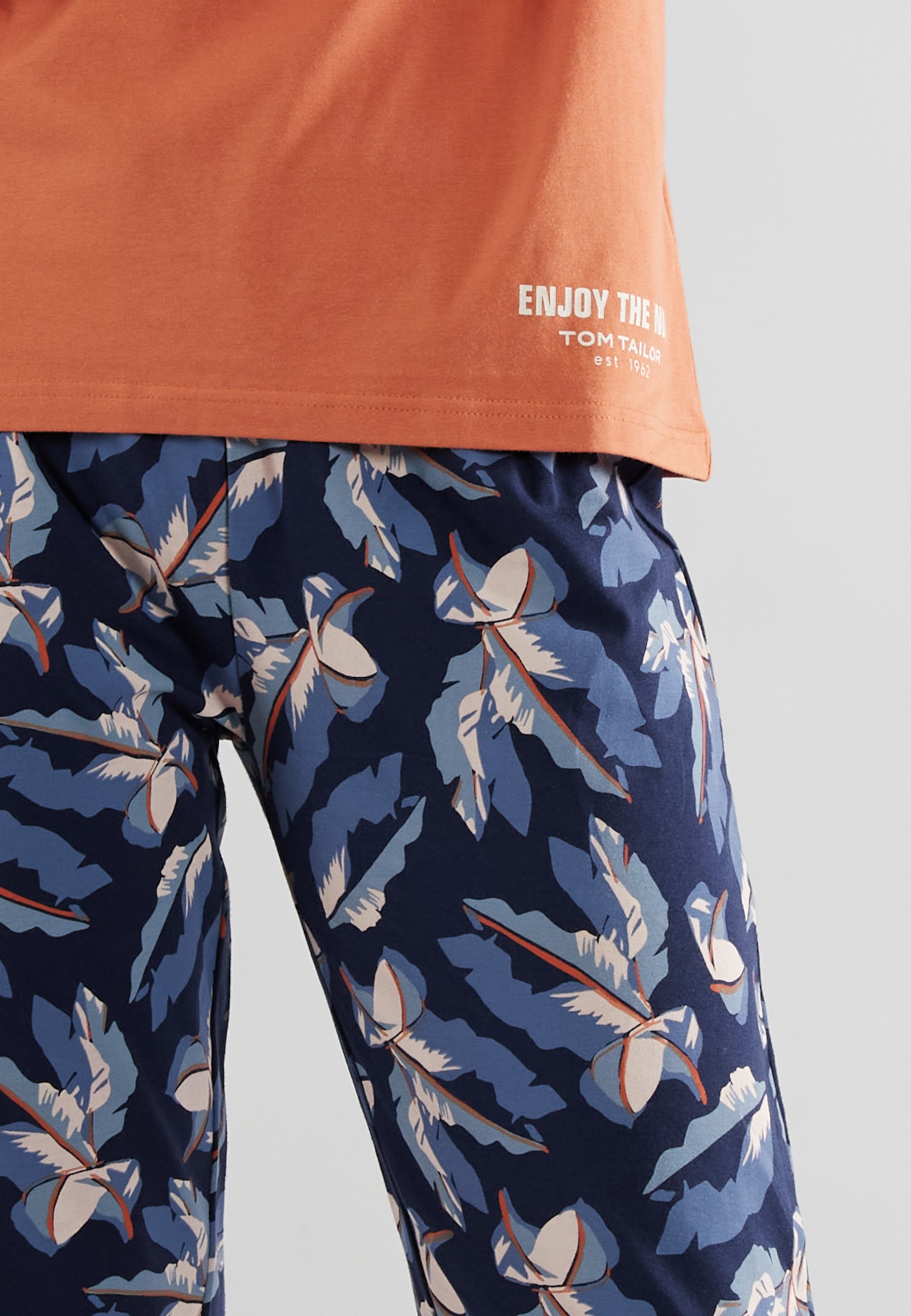 TOM TAILOR Pyjama »Manila«, (2 tlg.), mit gemusterter Hose